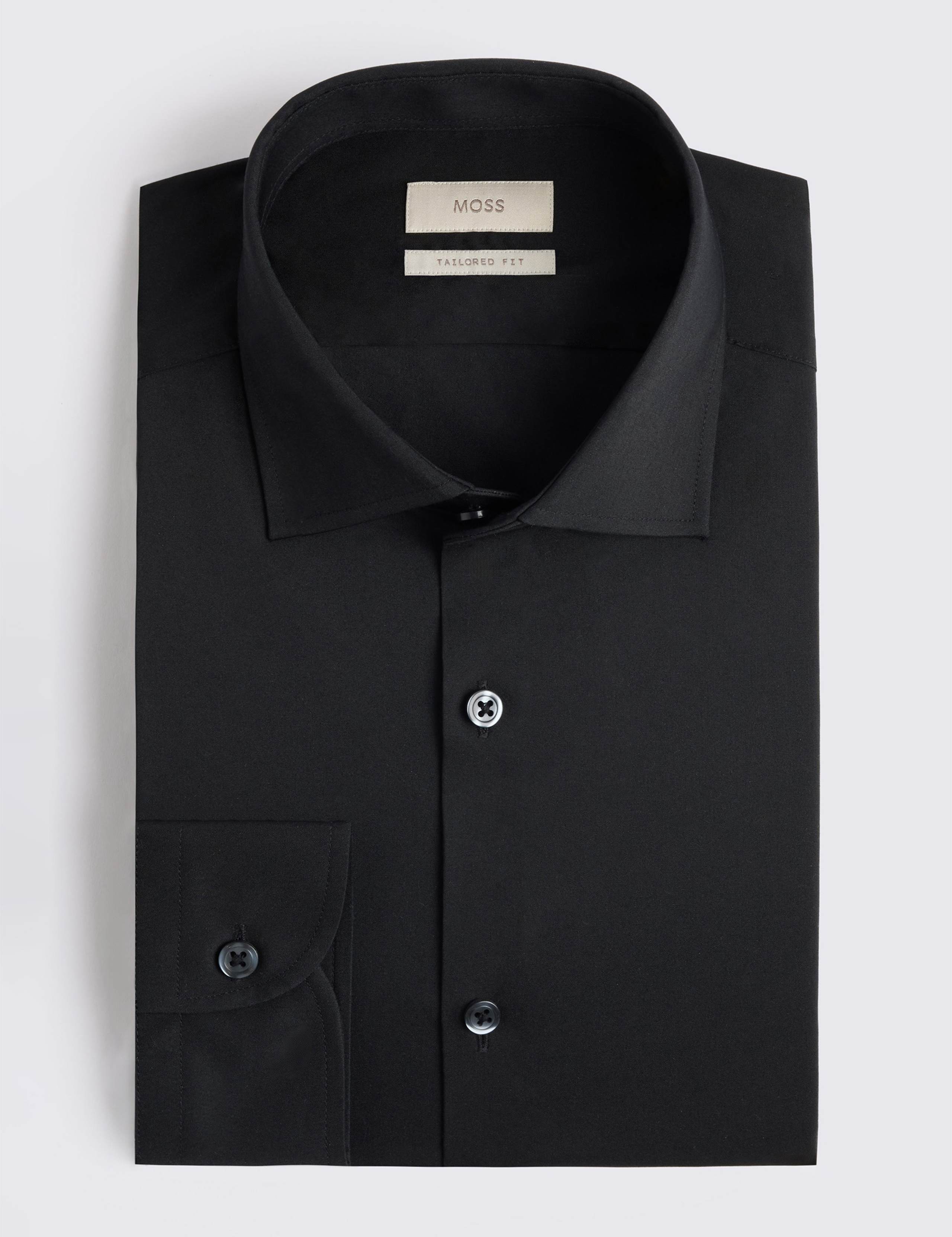 Tailored Fit Cotton Blend Stretch Shirt 2 of 3