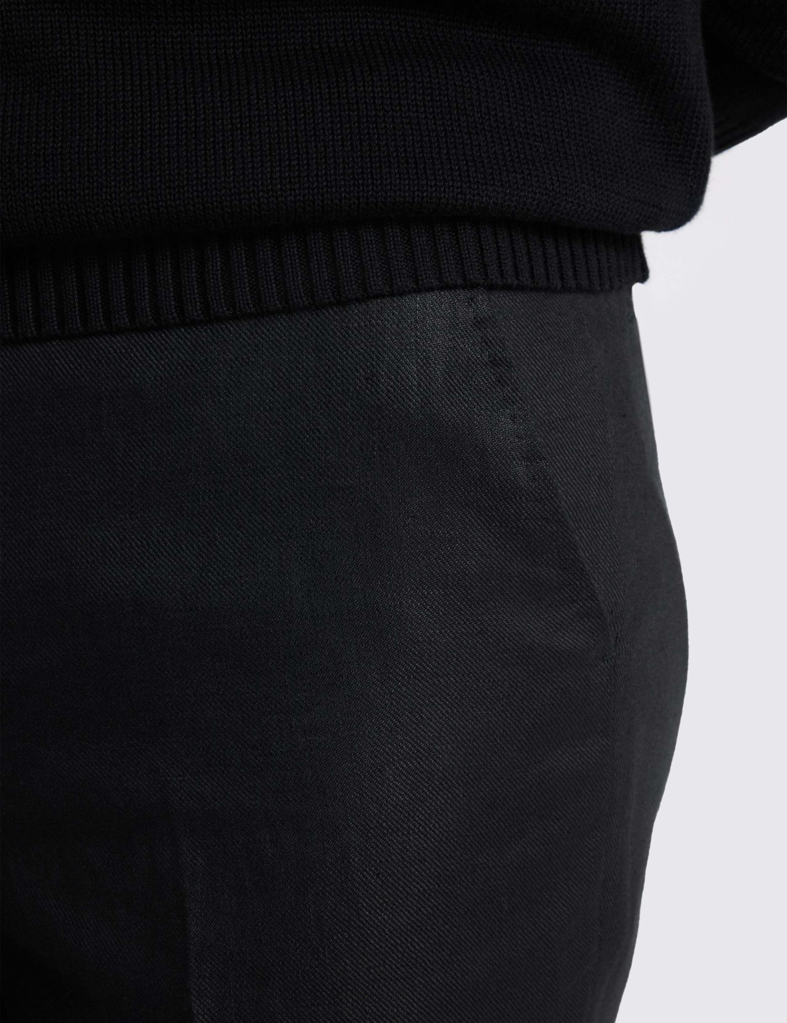 Tailored Fit Pure Linen Twill Suit Trousers 3 of 3