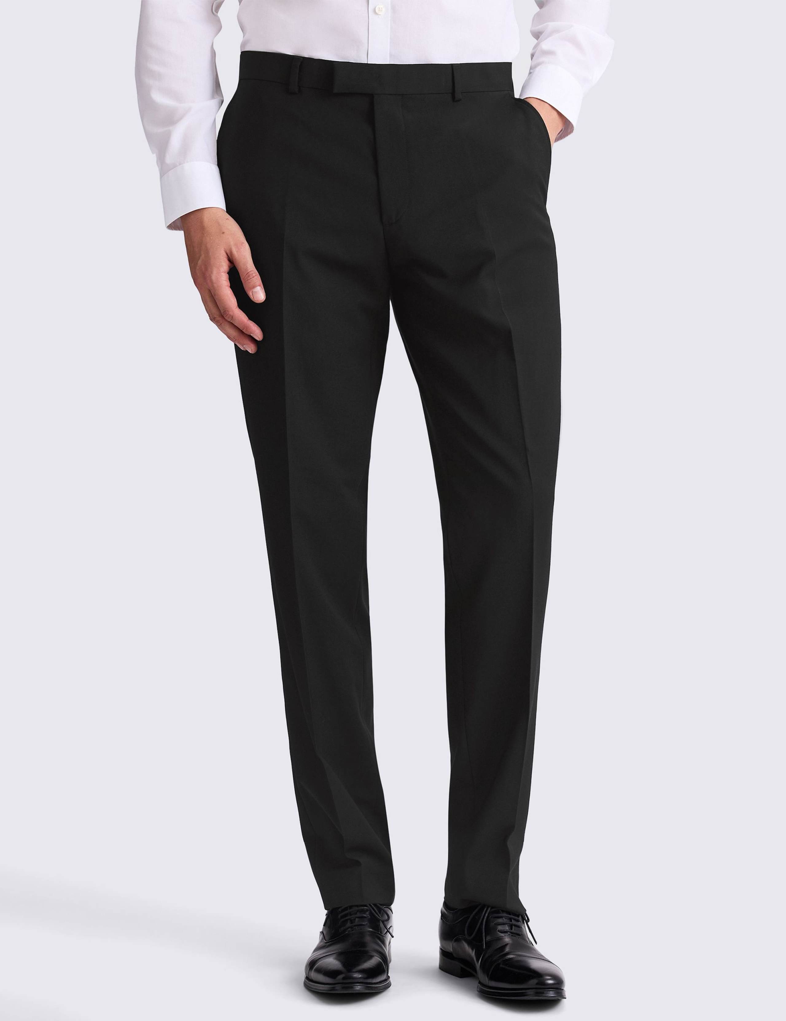 Tailored Fit Stretch Suit Trousers 1 of 3