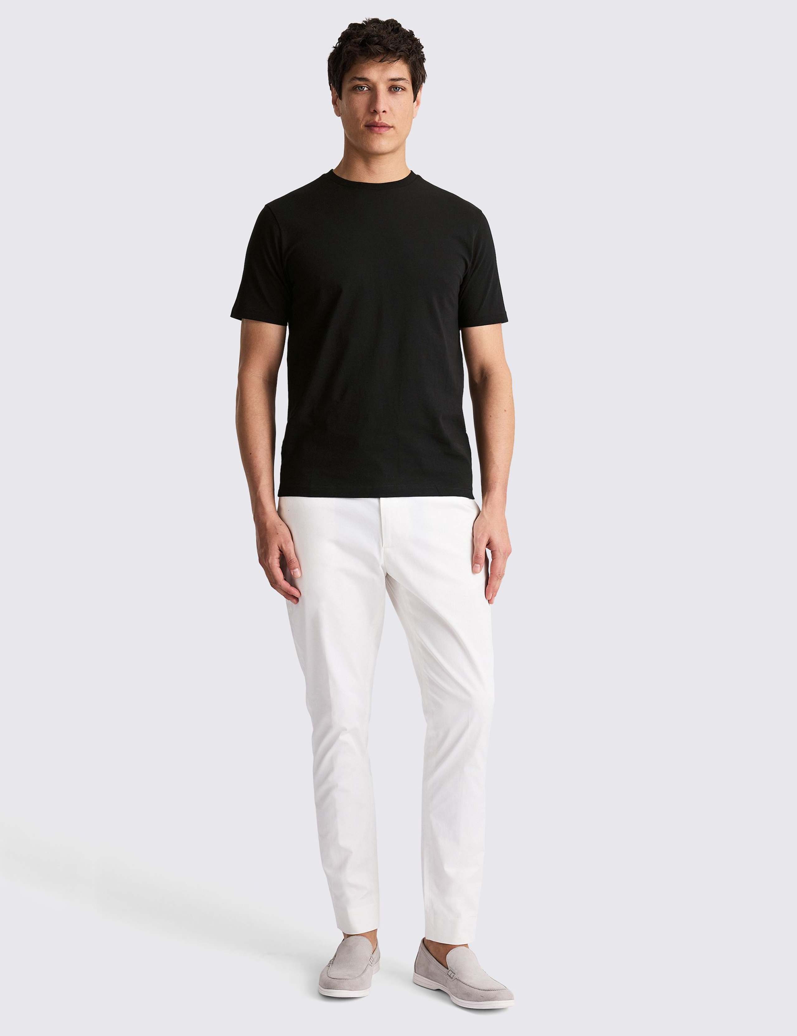 Pure Cotton Crew Neck T-Shirt 3 of 4