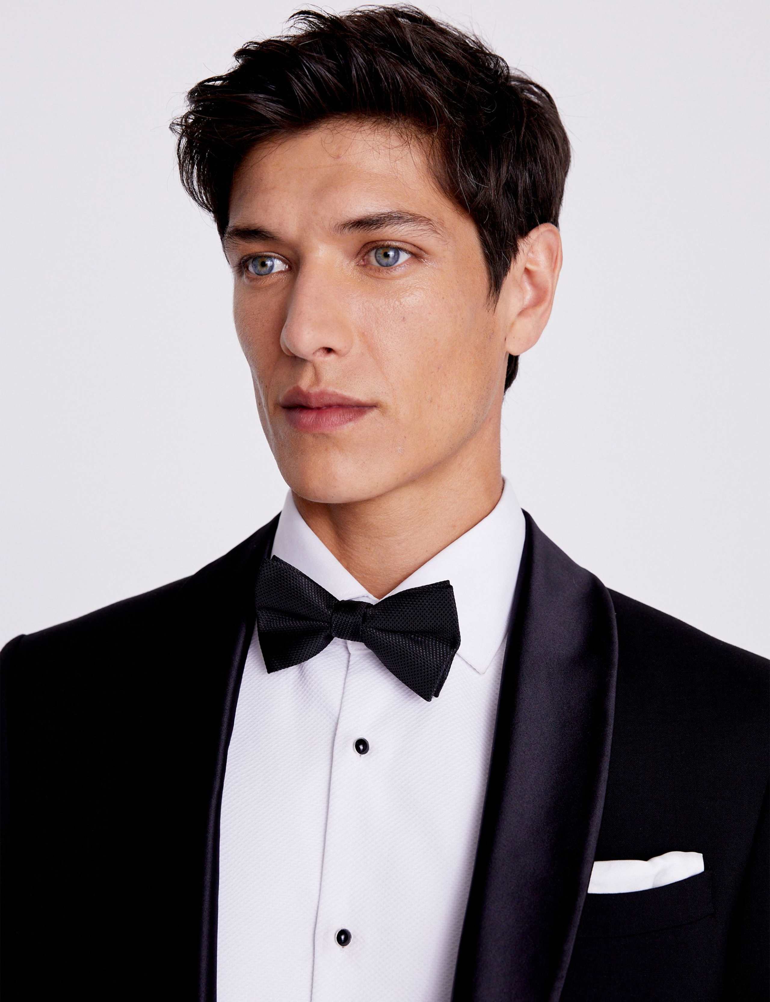 Textured Bow Tie & Hankerchief Set 2 of 2