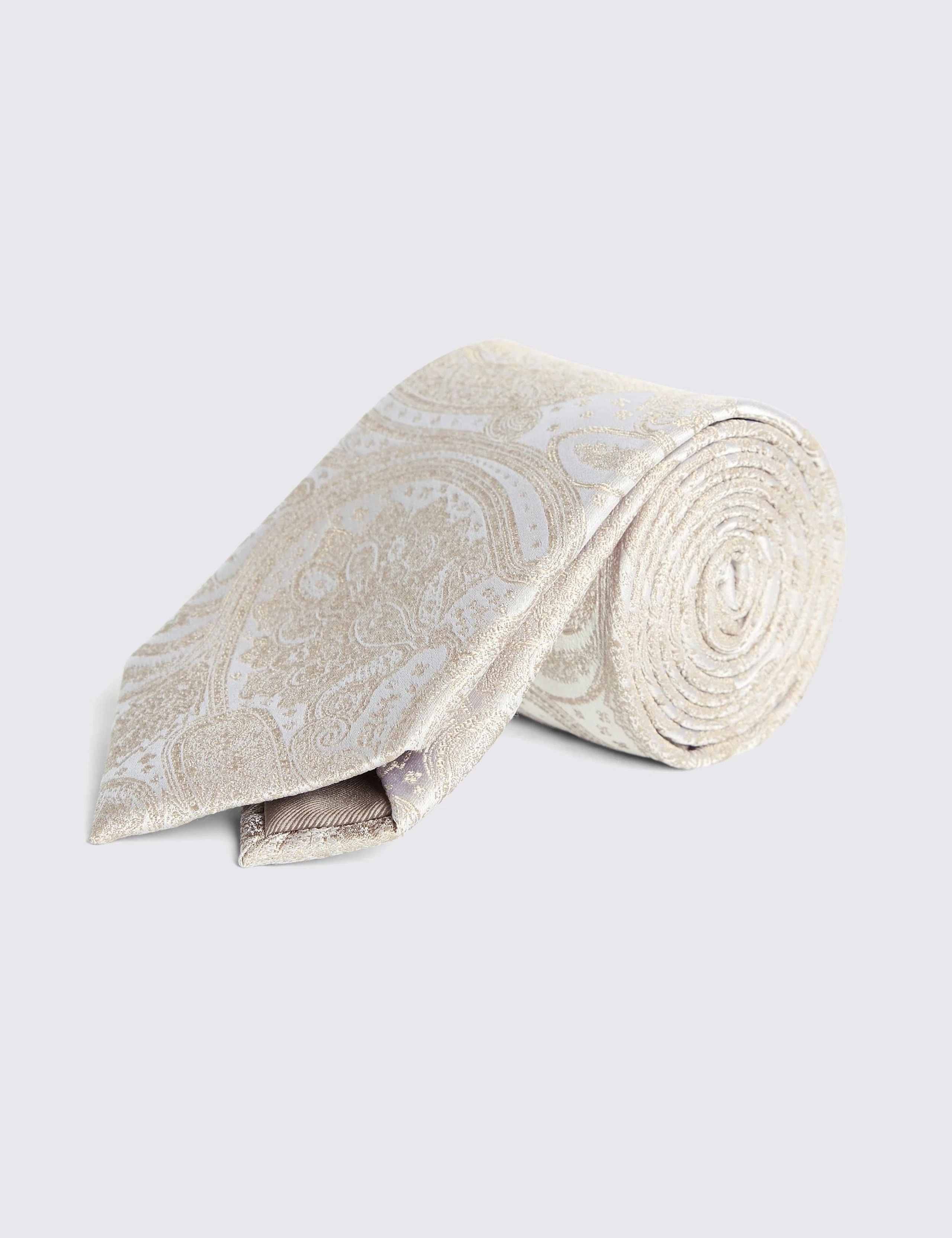 Wedding Paisley Pure Silk Tie 1 of 3