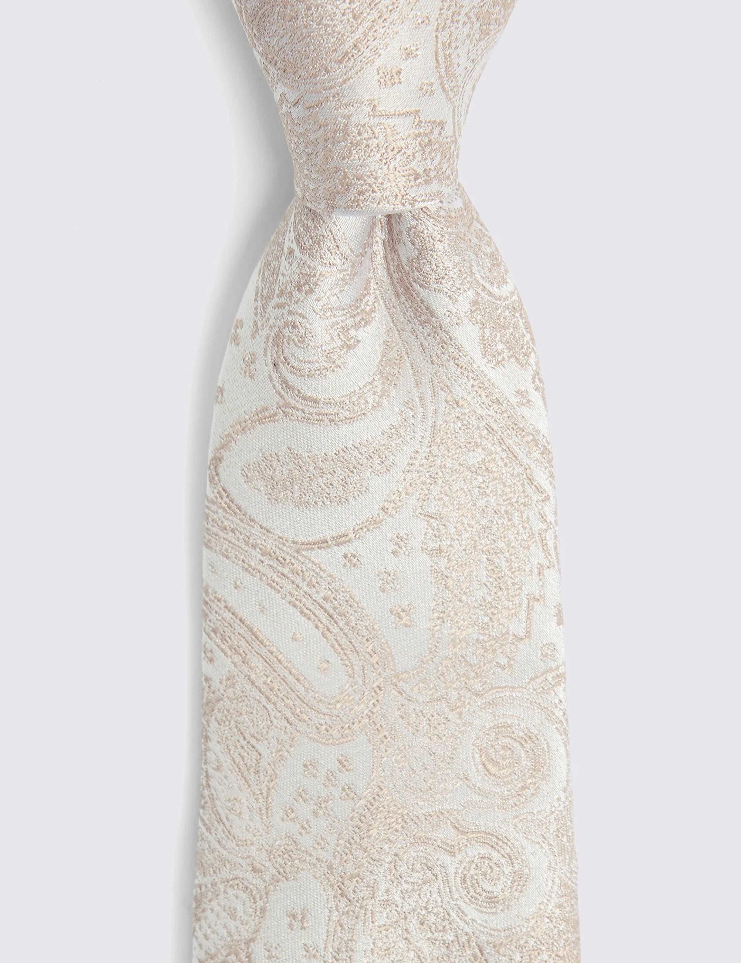 Wedding Paisley Pure Silk Tie 2 of 3