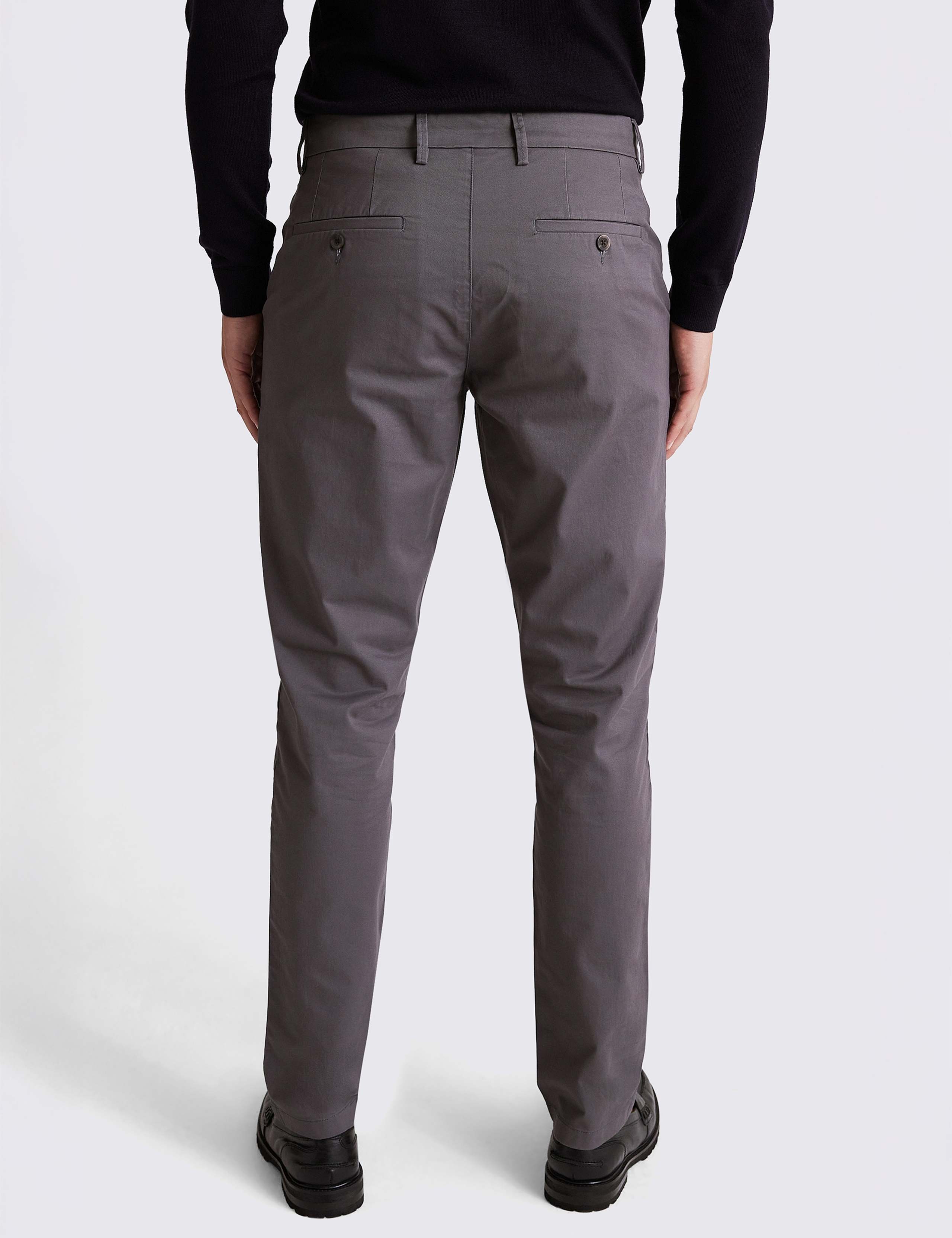 Tailored Fit Stretch Chinos 3 of 3