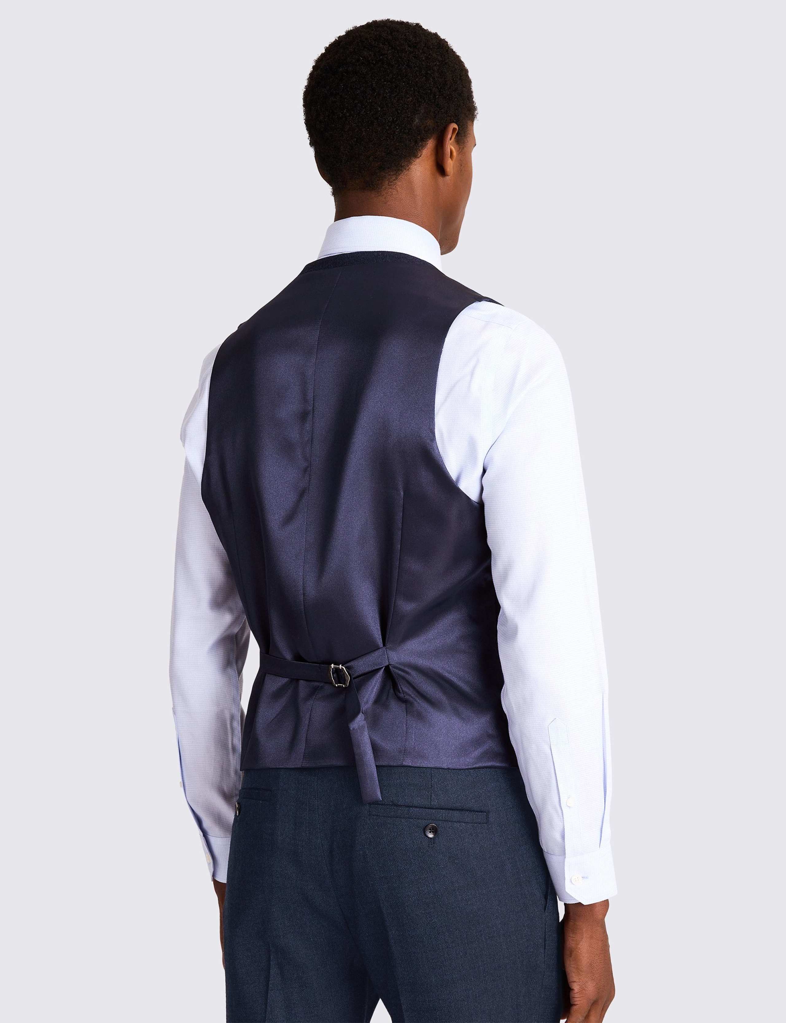 Slim Fit Wool Rich Stretch Waistcoat 2 of 3