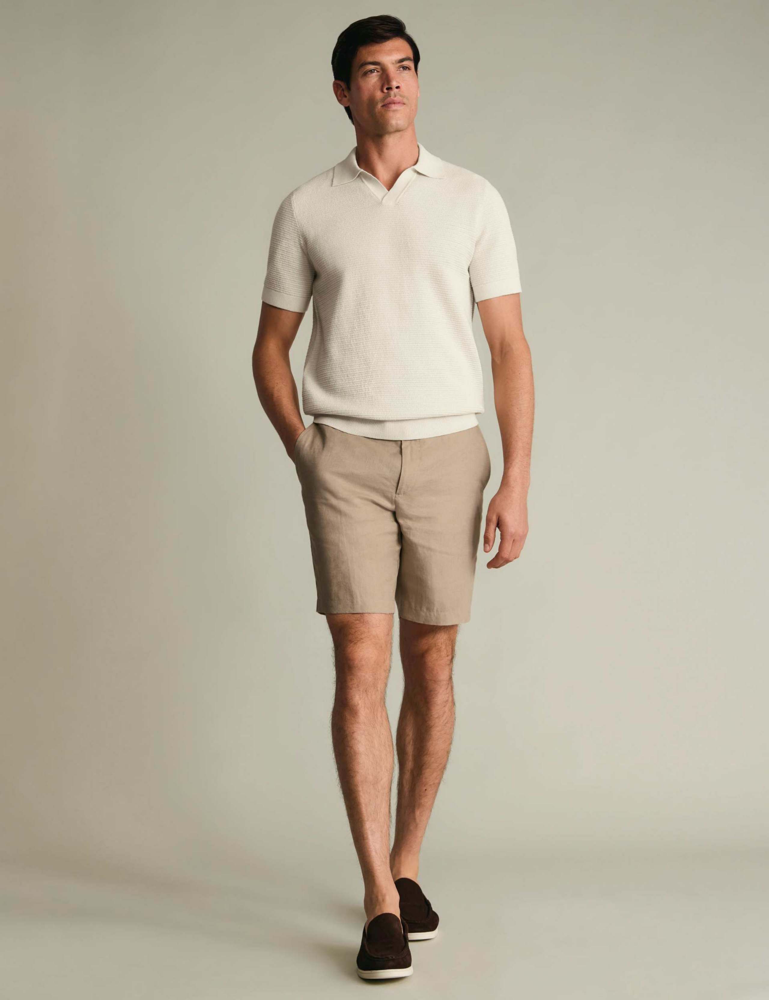 Pure Linen Smart Shorts 2 of 5
