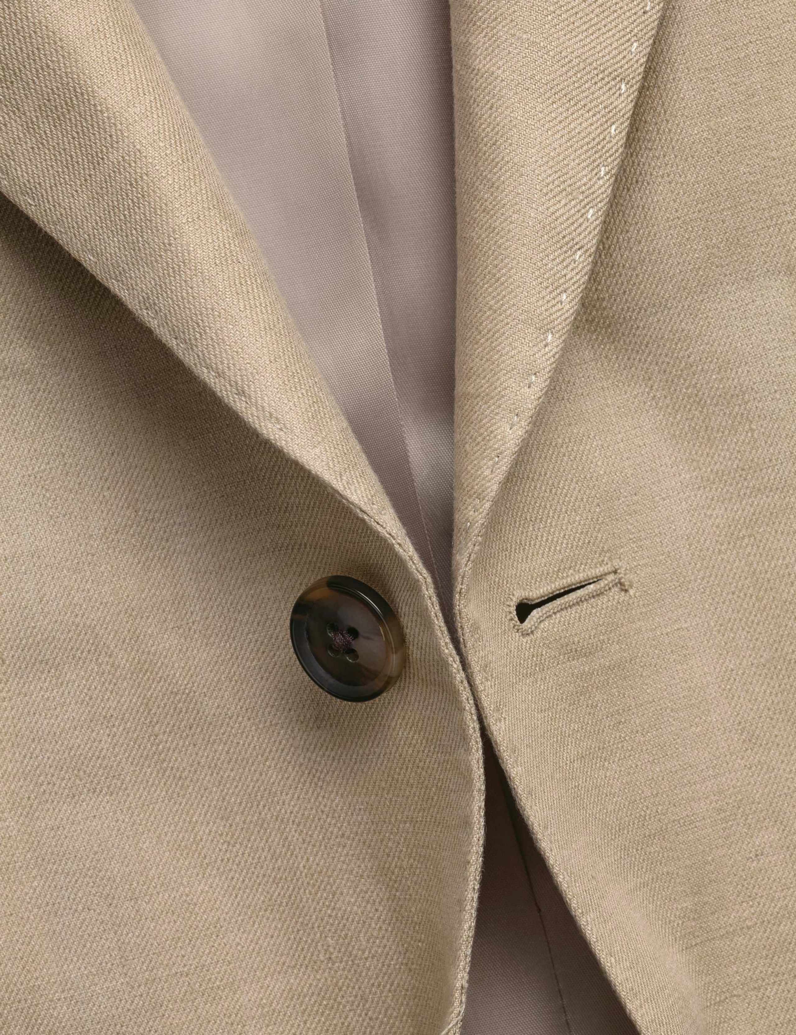Slim Fit Pure Linen Suit Jacket 3 of 5