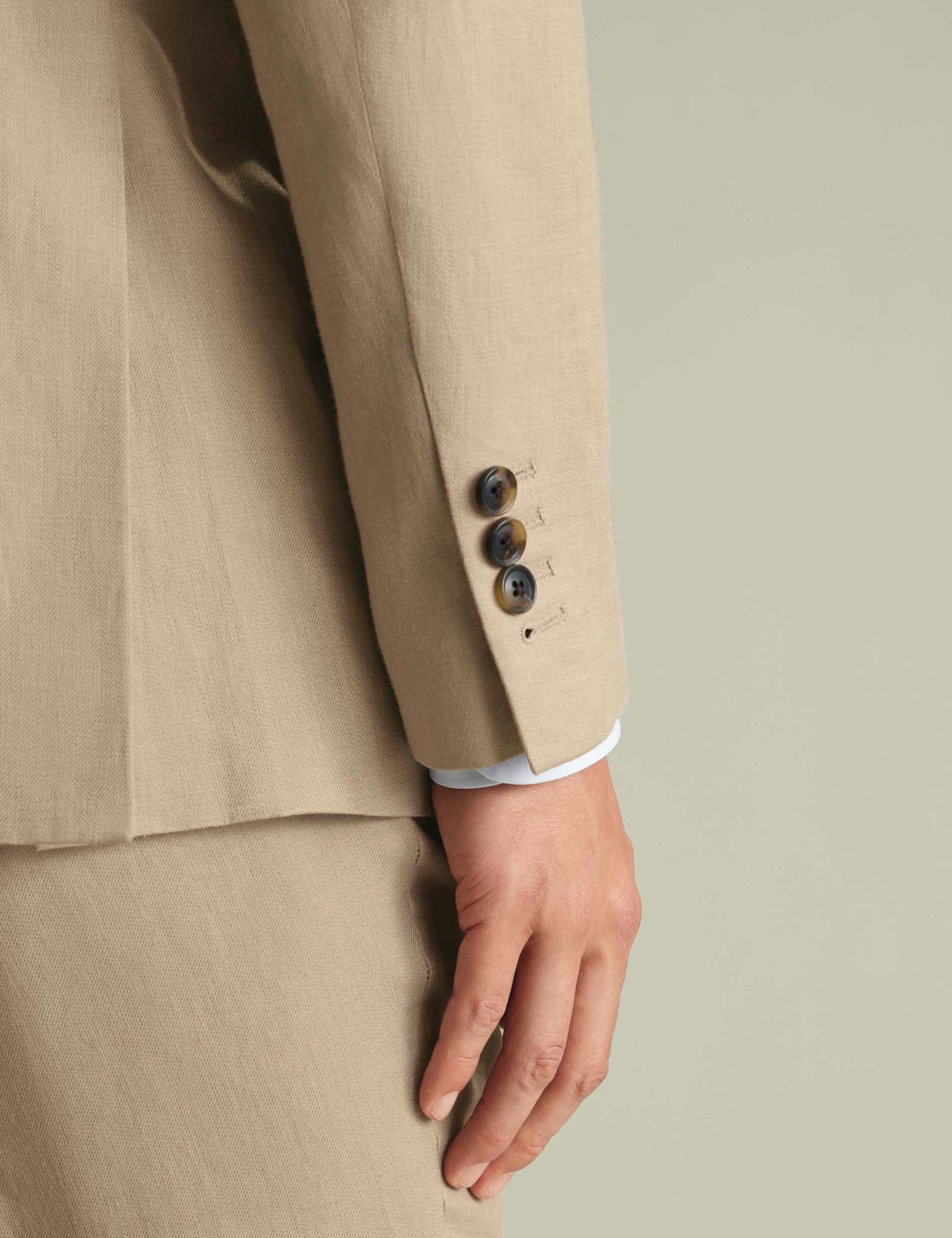 Slim Fit Pure Linen Suit Jacket 4 of 5