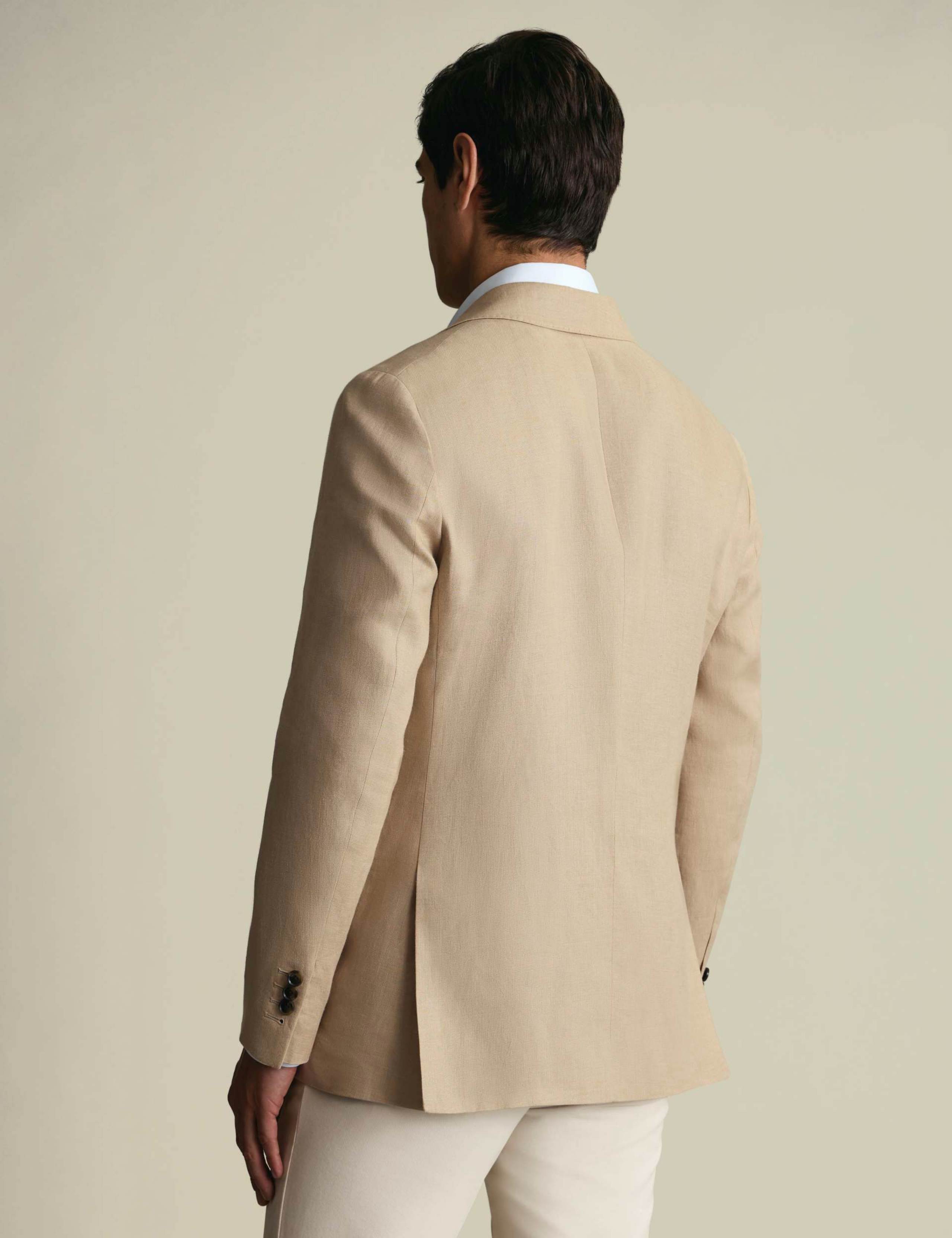 Slim Fit Pure Linen Suit Jacket 5 of 5