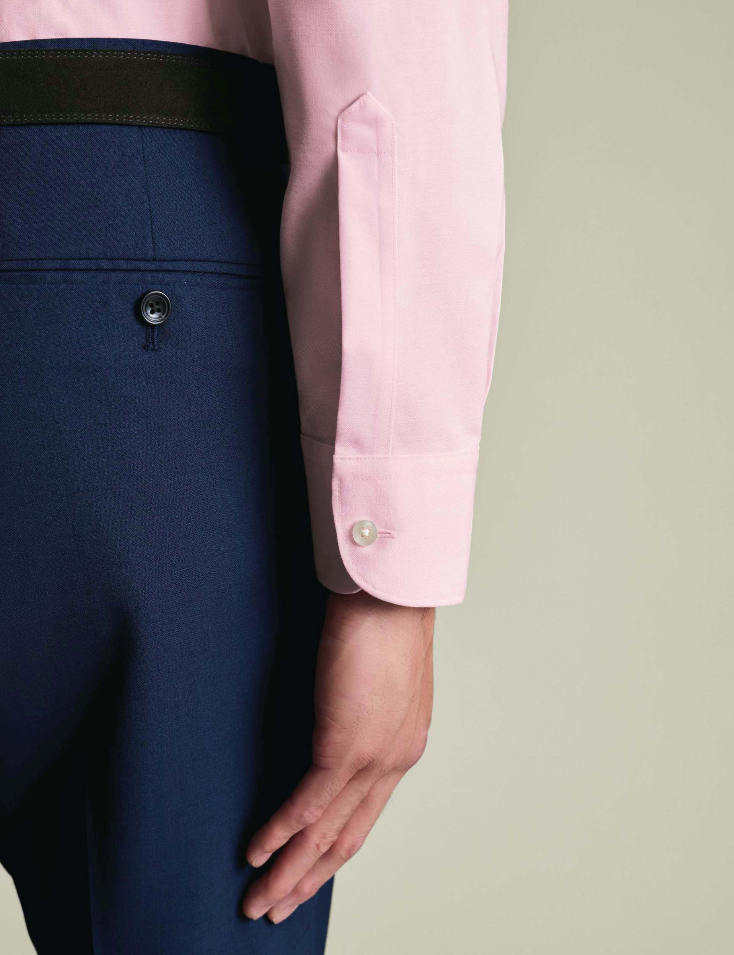 Slim Fit Non Iron Cotton Rich Shirt 3 of 7