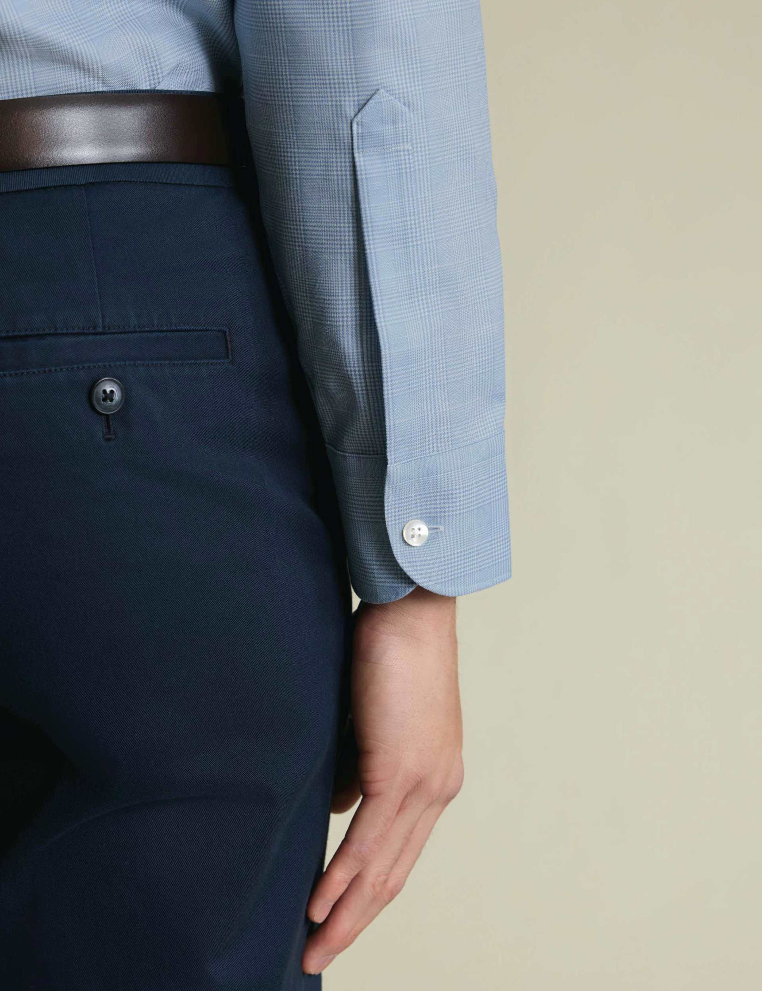 Slim Fit Non Iron Cotton Rich Check Shirt 6 of 6