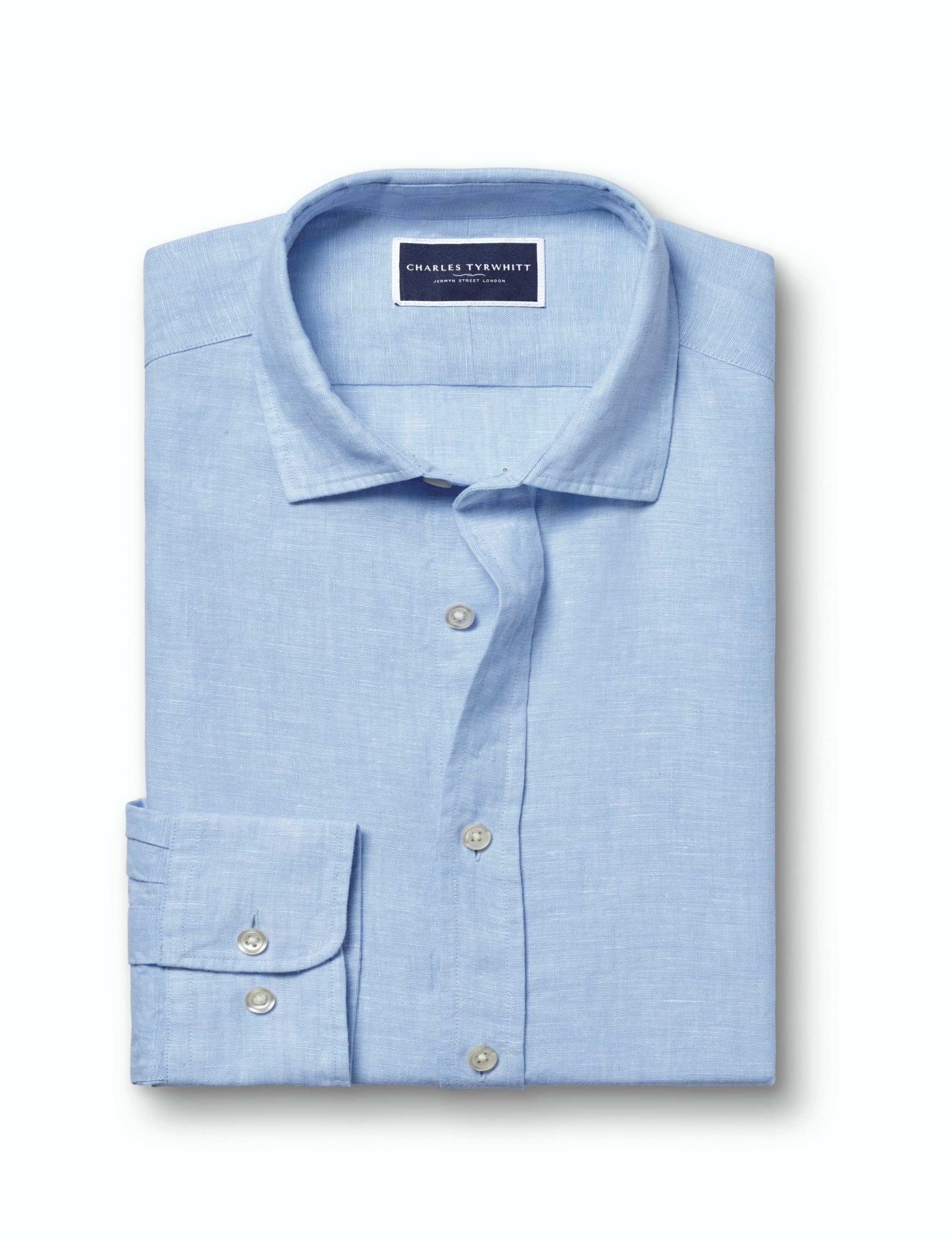Slim Fit Pure Linen Shirt 4 of 7
