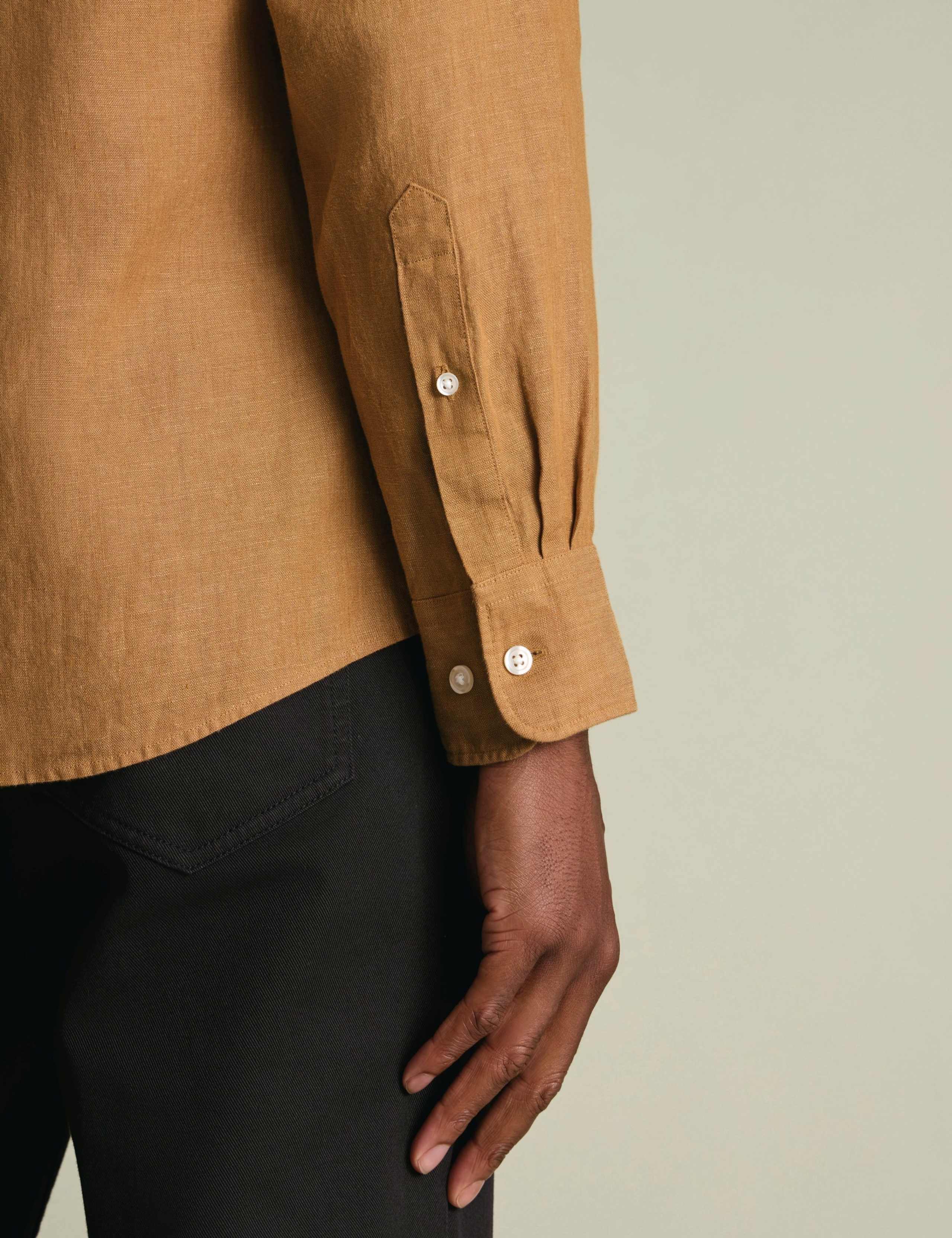 Slim Fit Pure Linen Shirt 4 of 6