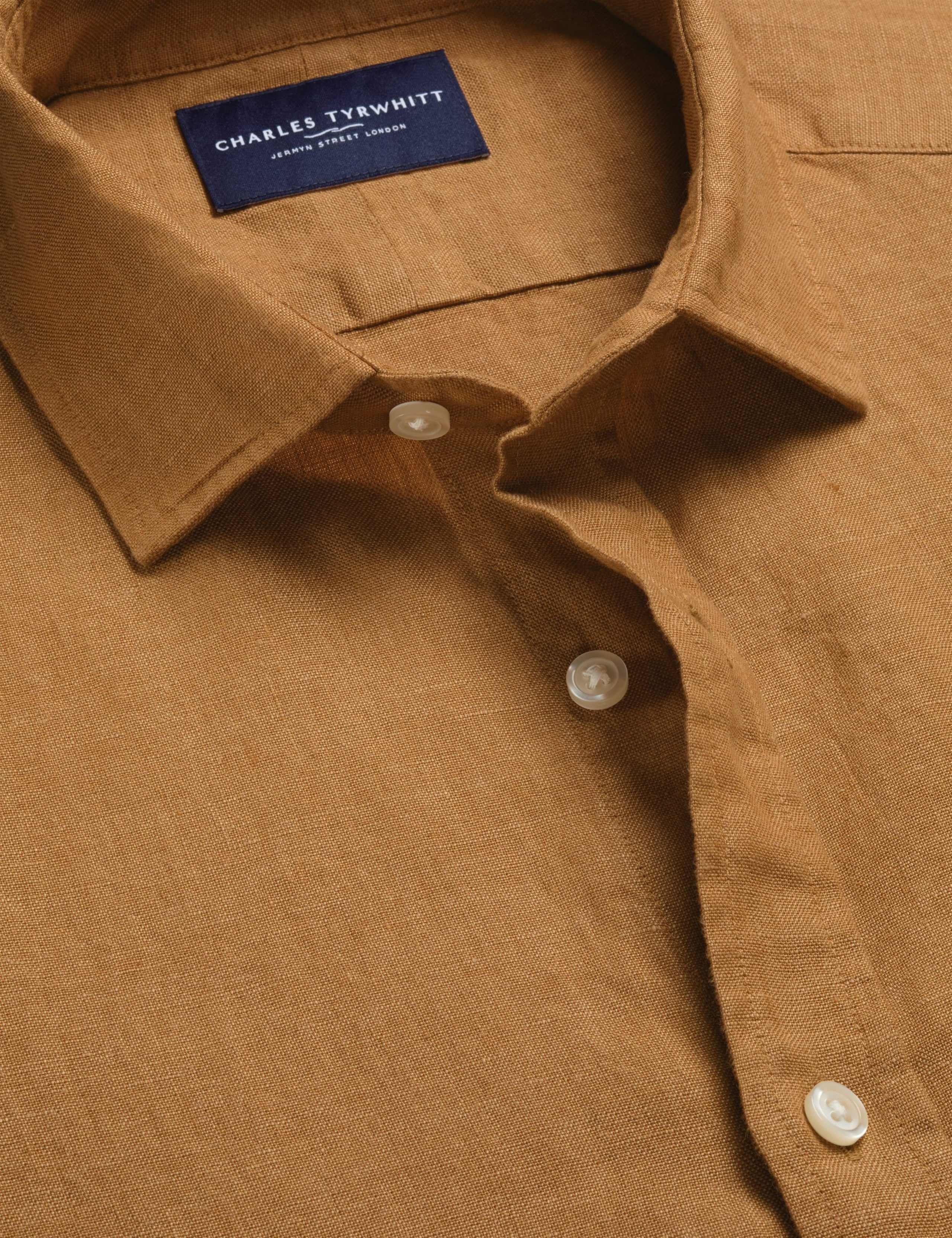 Slim Fit Pure Linen Shirt 5 of 6