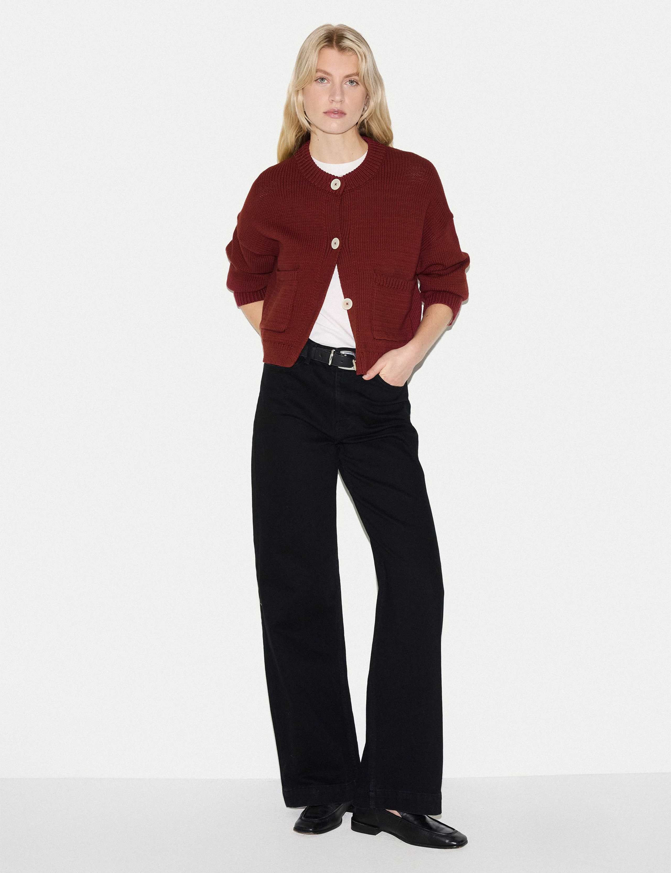 Cotton Rich Chunky Relaxed Cardigan 3 of 6