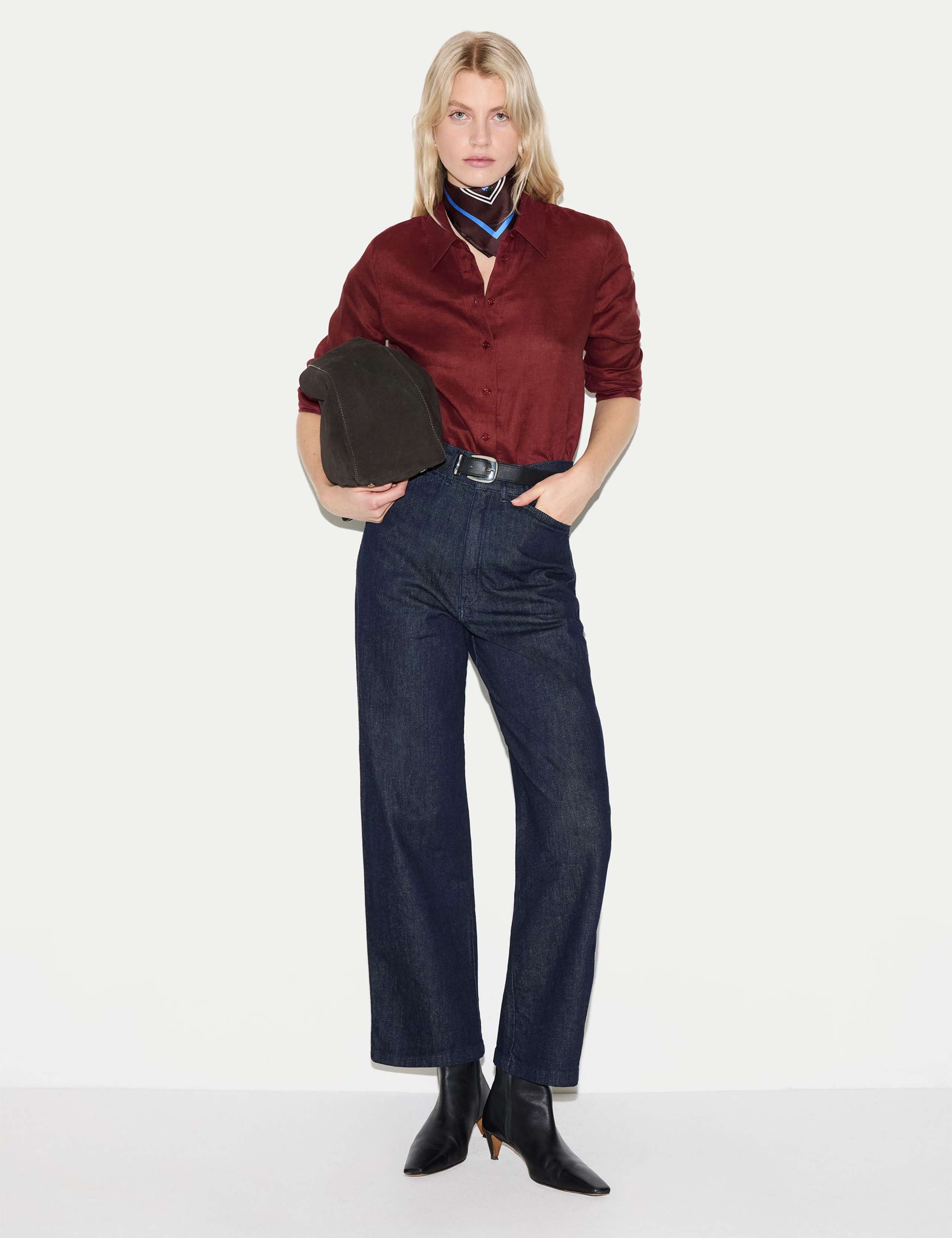 Pure Linen Collared Shirt 3 of 6