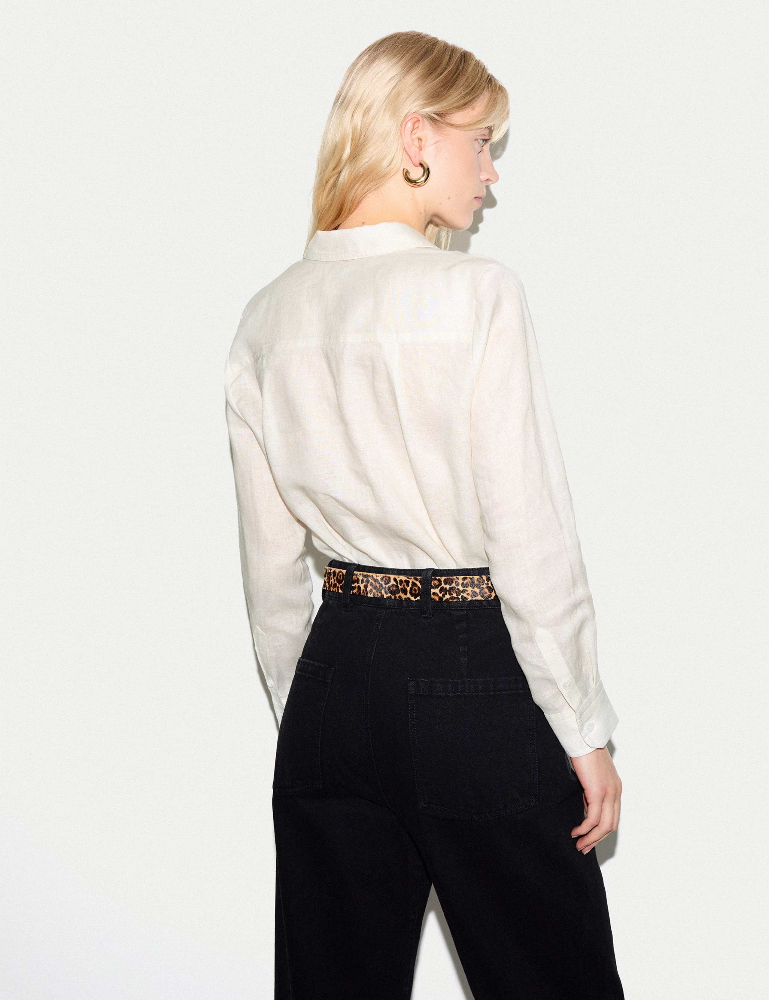 Pure Linen Collared Shirt 4 of 6