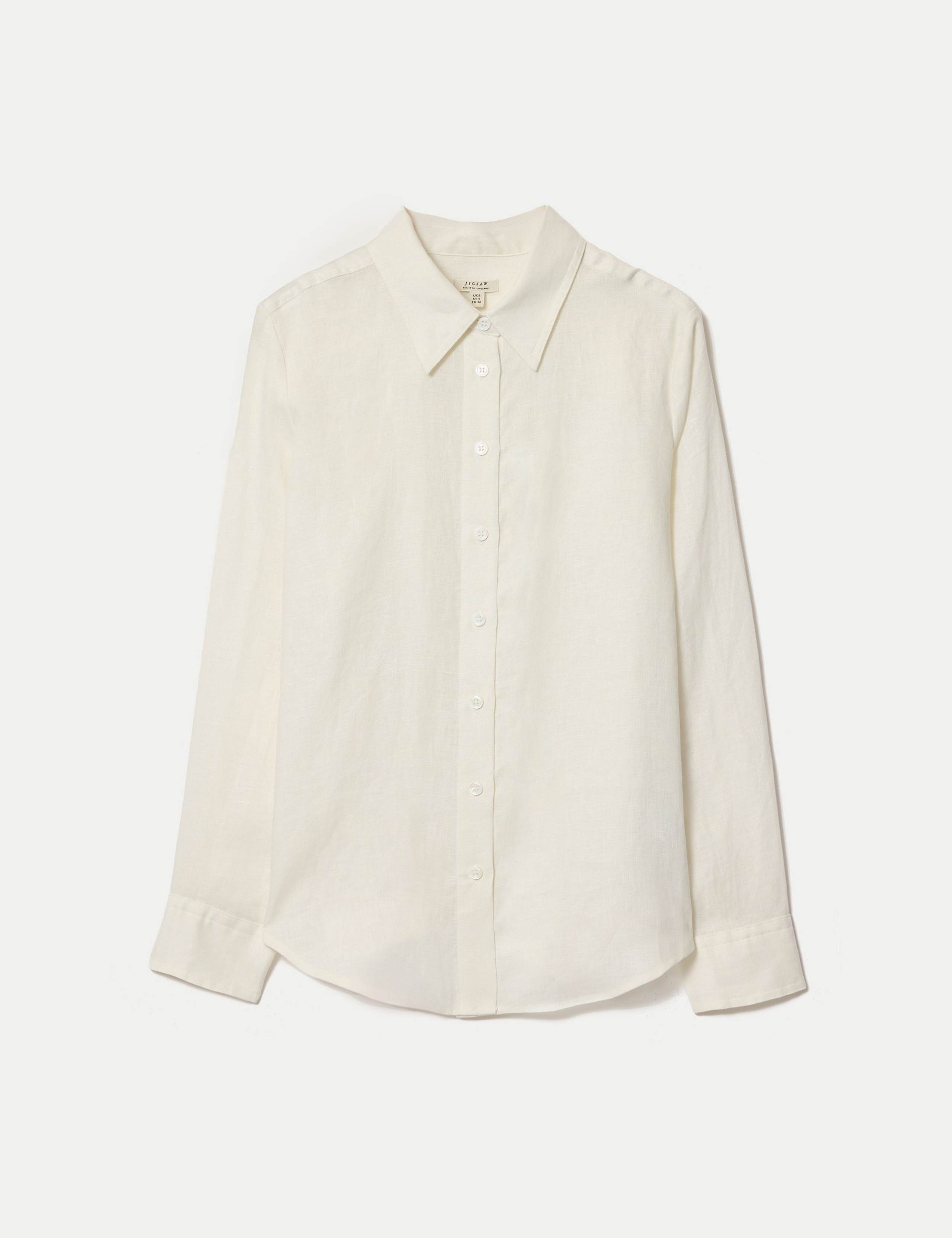 Pure Linen Collared Shirt 2 of 6