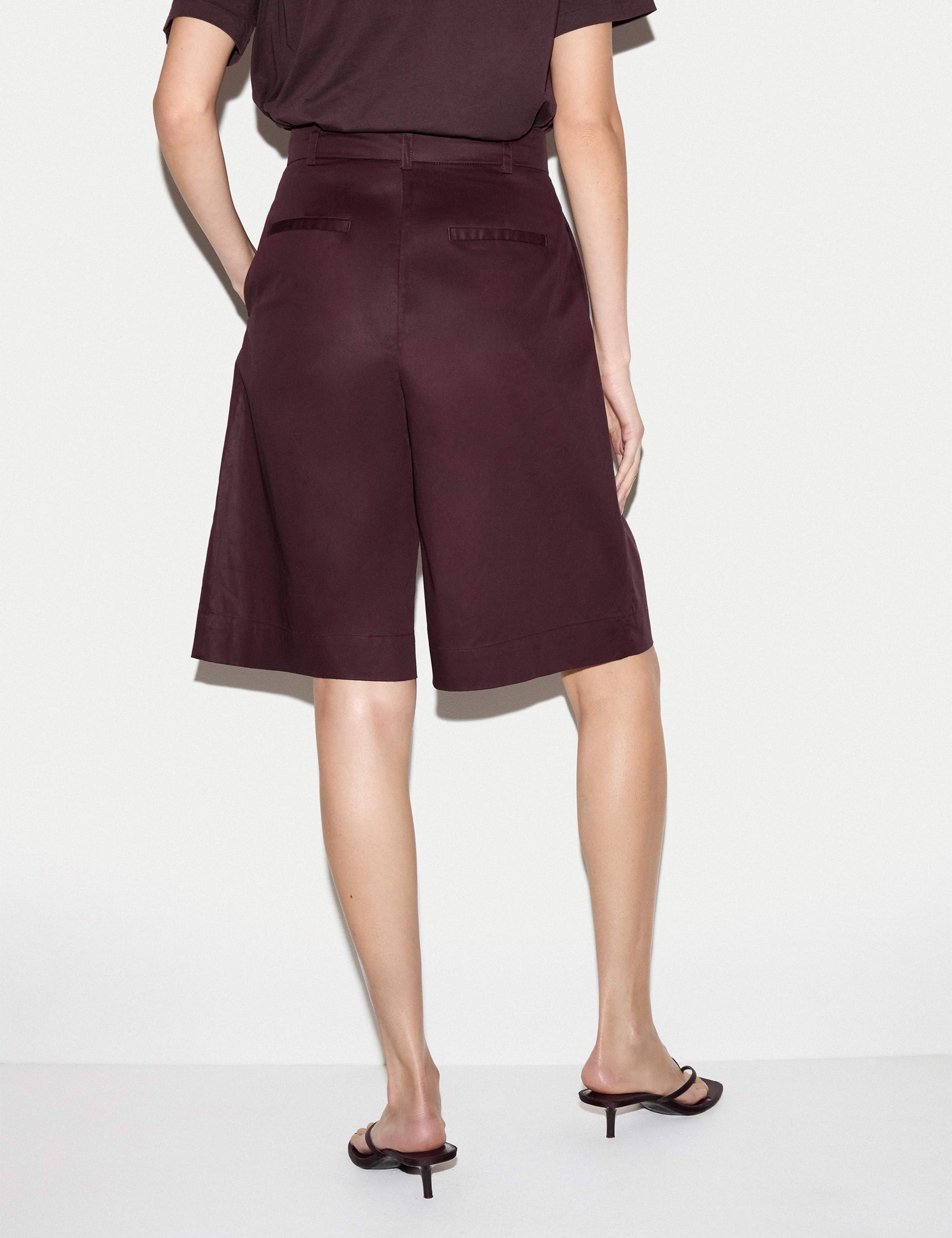 Pure Cotton High Waisted Tailored Shorts 4 of 5
