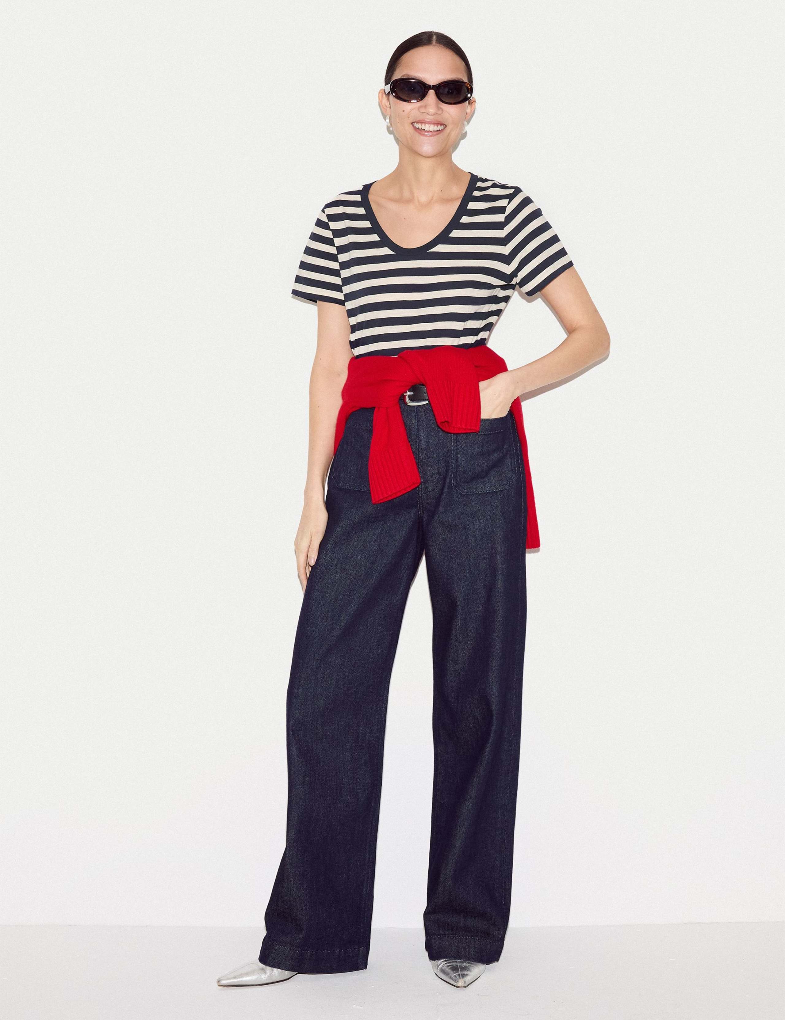 Pure Cotton Striped T-Shirt 3 of 7