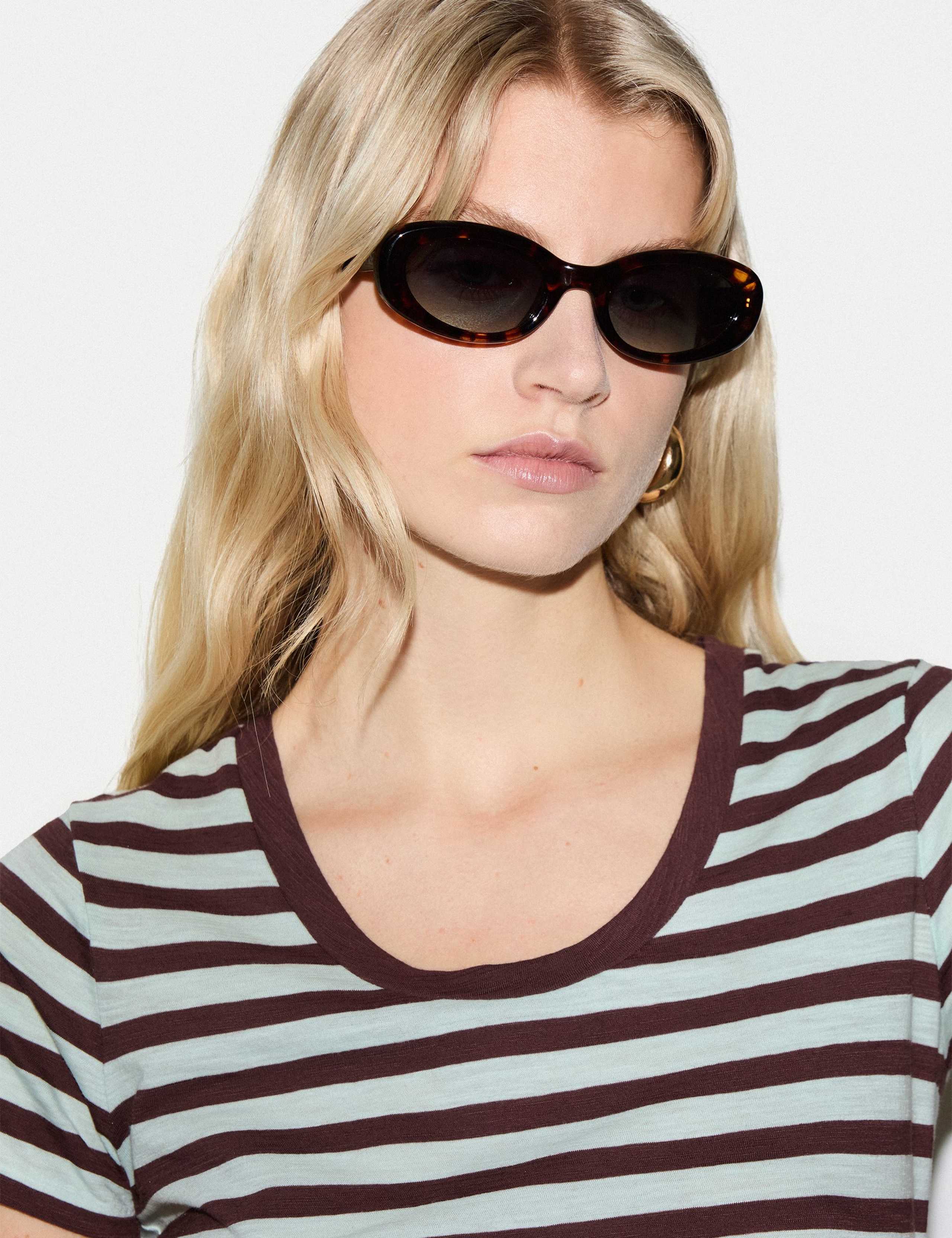 Pure Cotton Striped T-Shirt 6 of 6