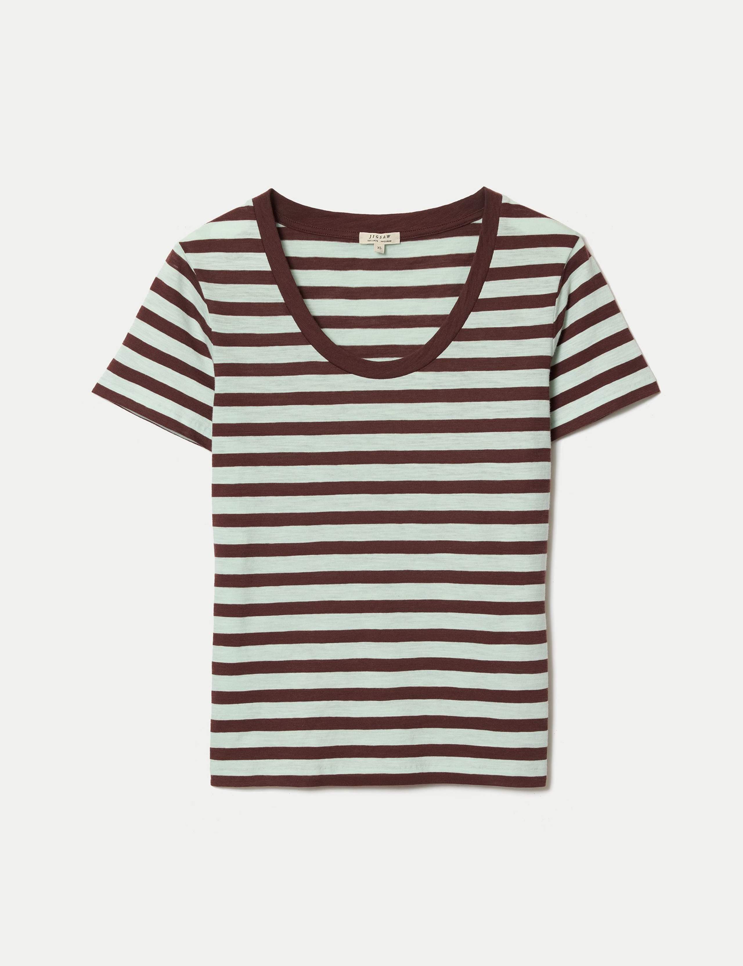 Pure Cotton Striped T-Shirt 2 of 6