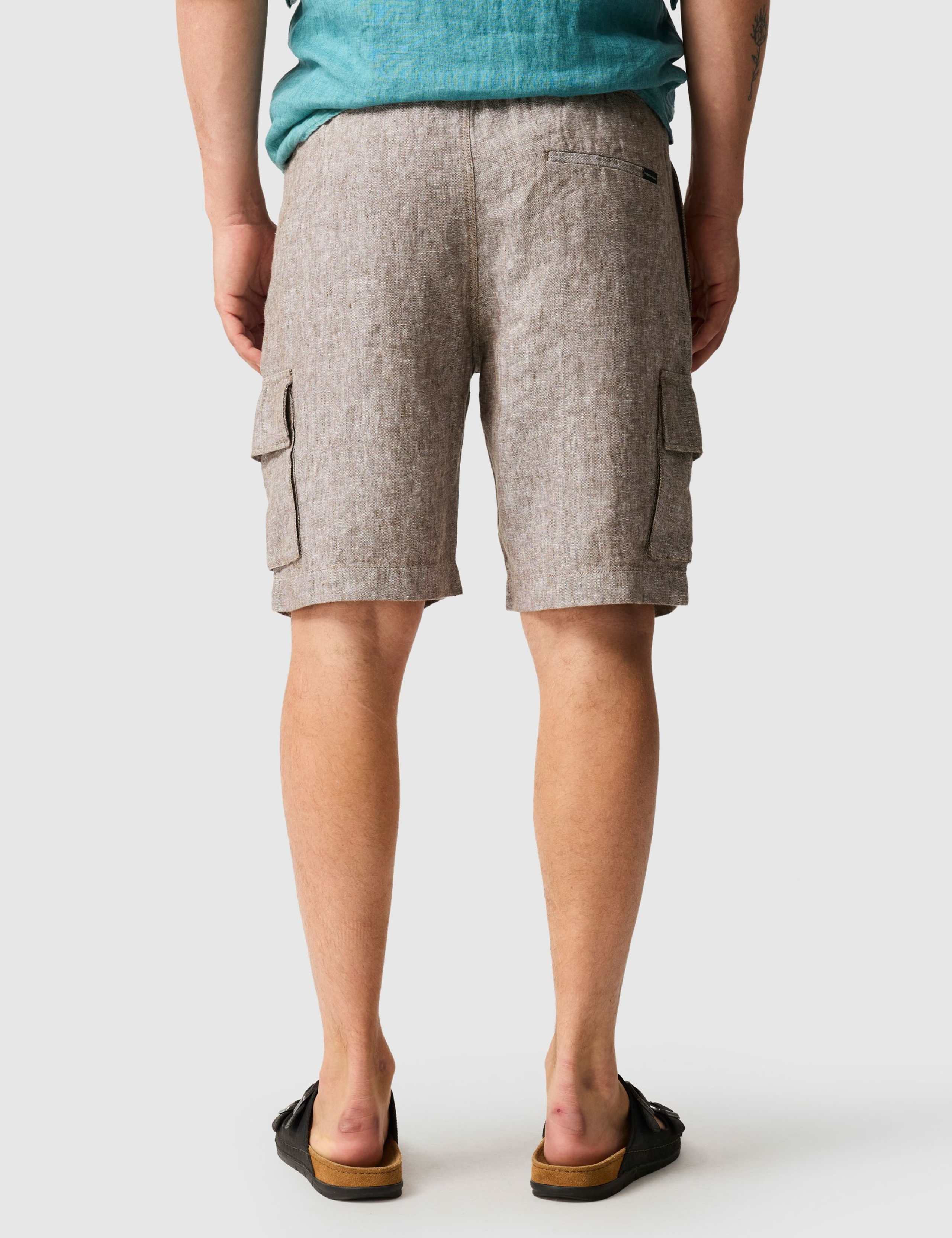 Pure Linen Cargo Shorts 3 of 6
