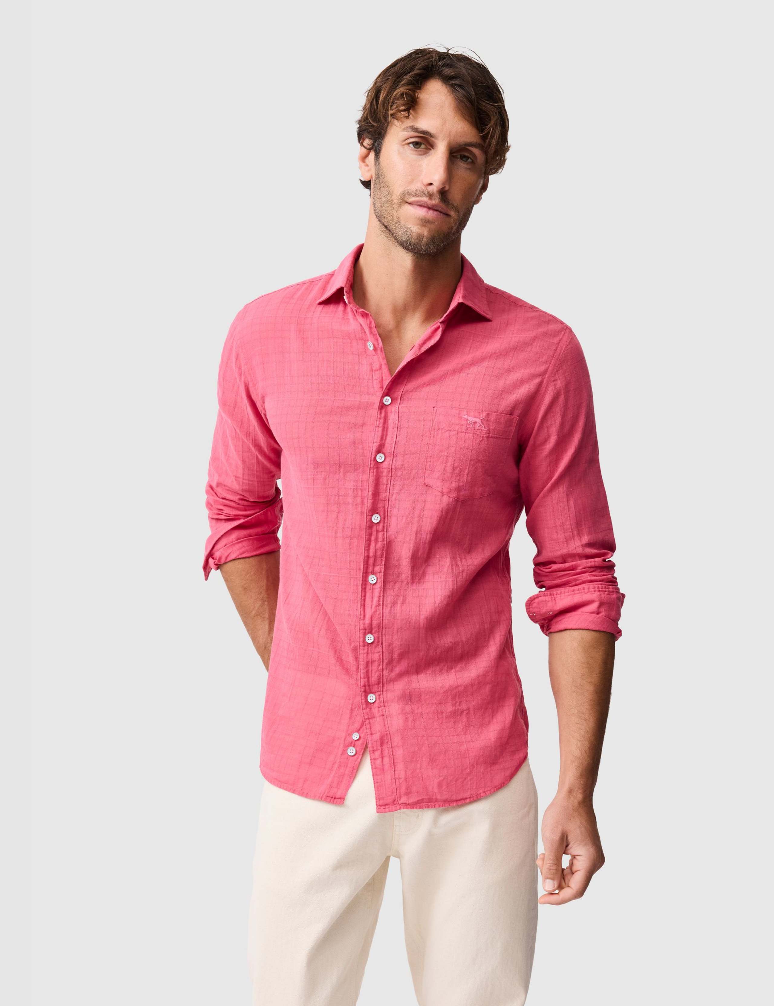 Taupo Bay Slim Fit Pure Cotton Shirt 1 of 6
