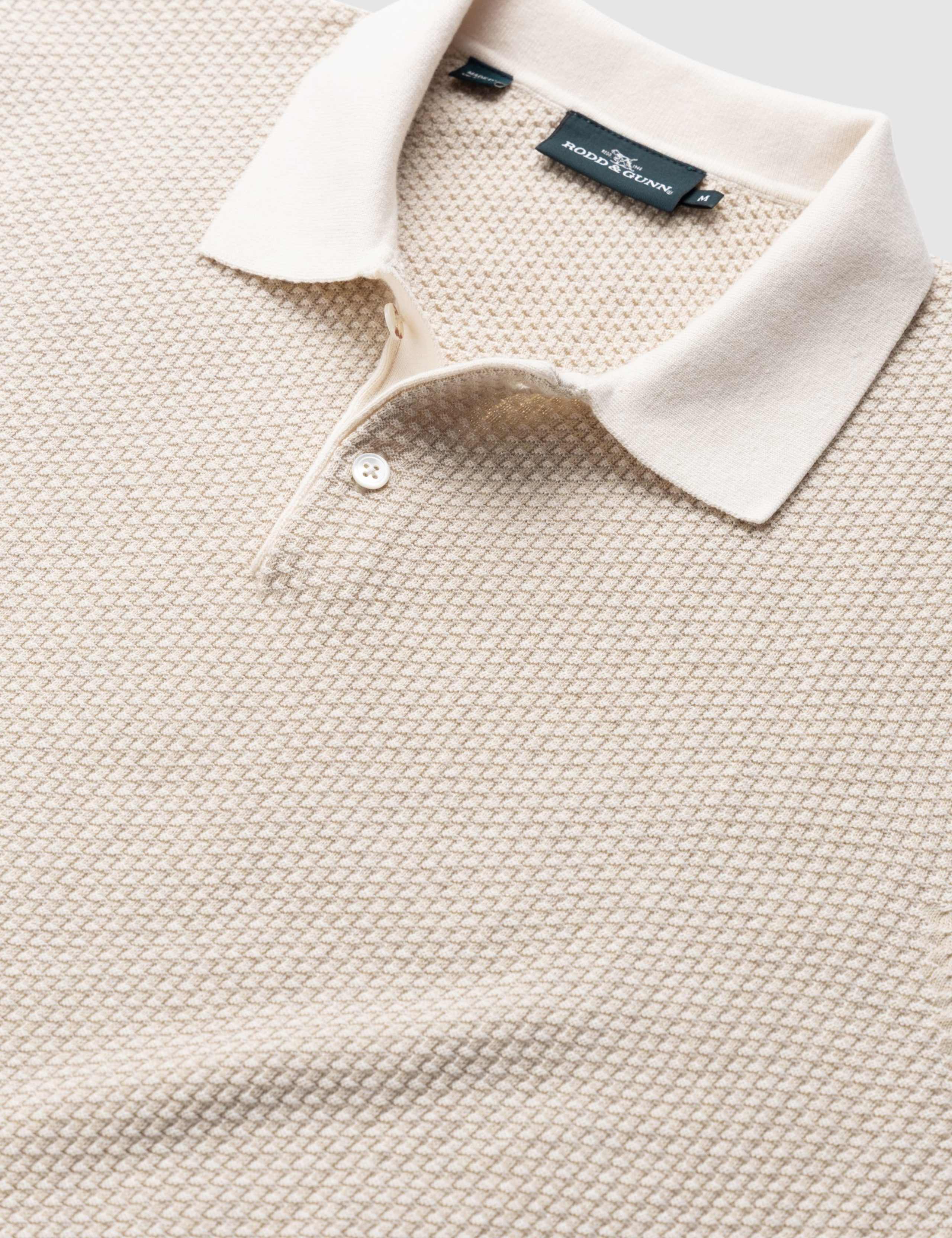 Amberley Pure Cotton Knitted Polo Shirt 5 of 6