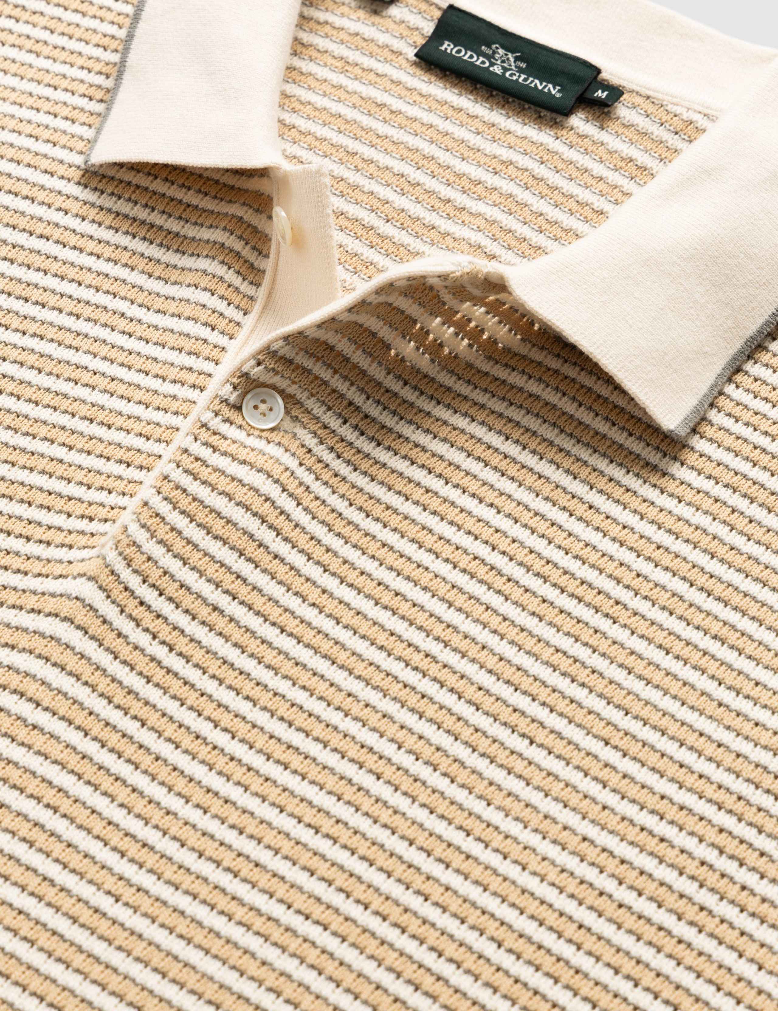 Oyster Island Pure Cotton Knitted Polo Shirt 5 of 6