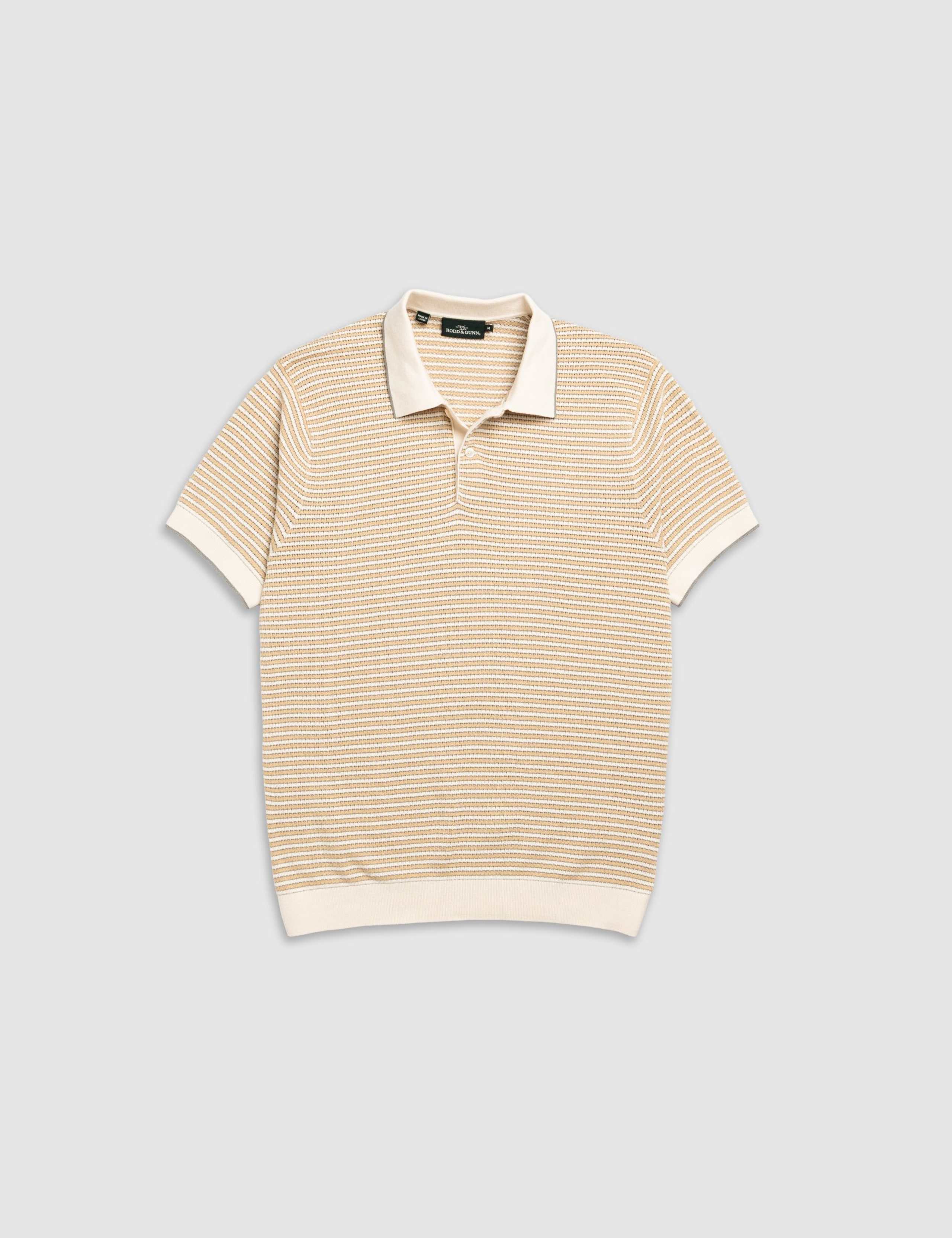 Oyster Island Pure Cotton Knitted Polo Shirt 6 of 6