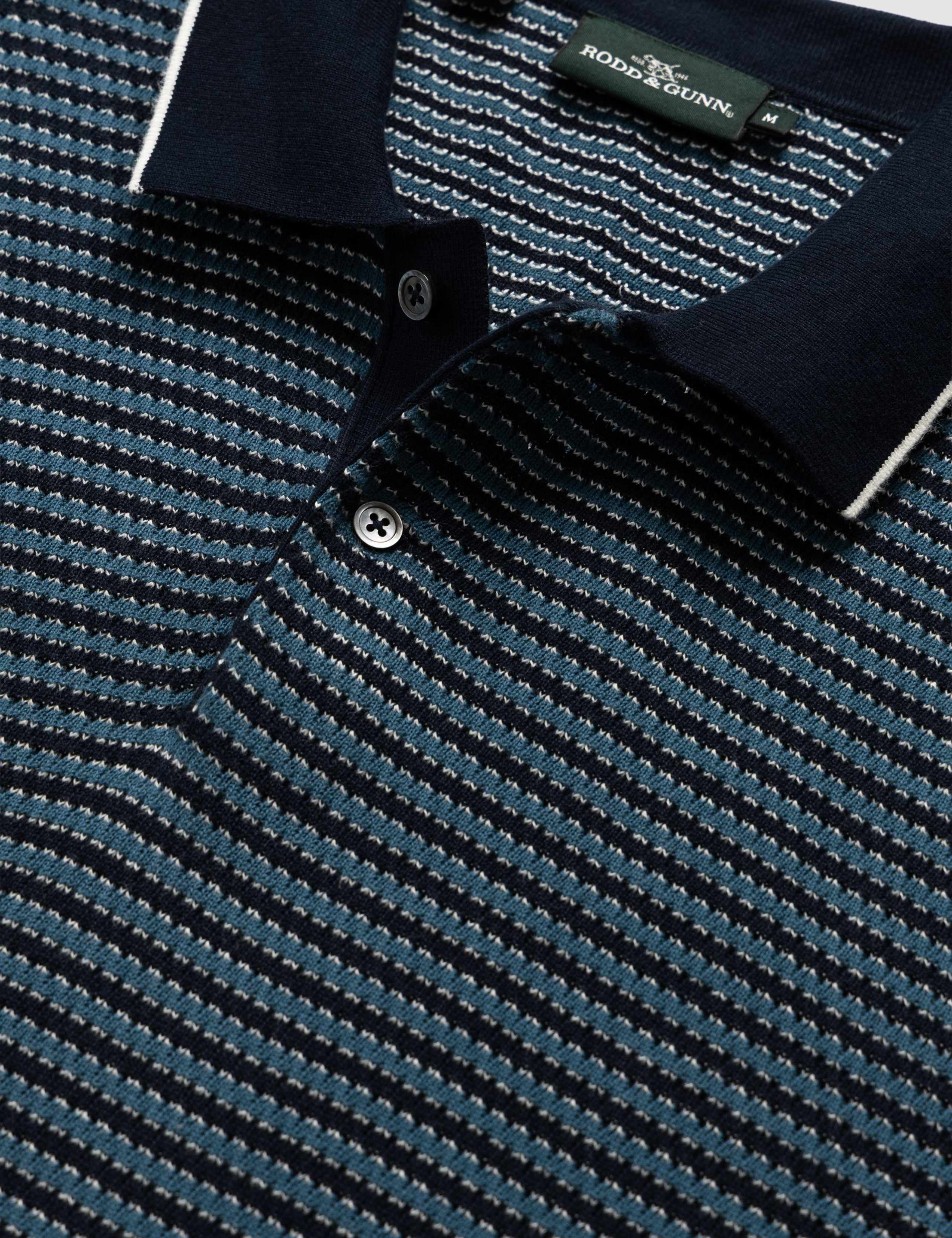 Oyster Island Pure Cotton Knitted Polo Shirt 4 of 6