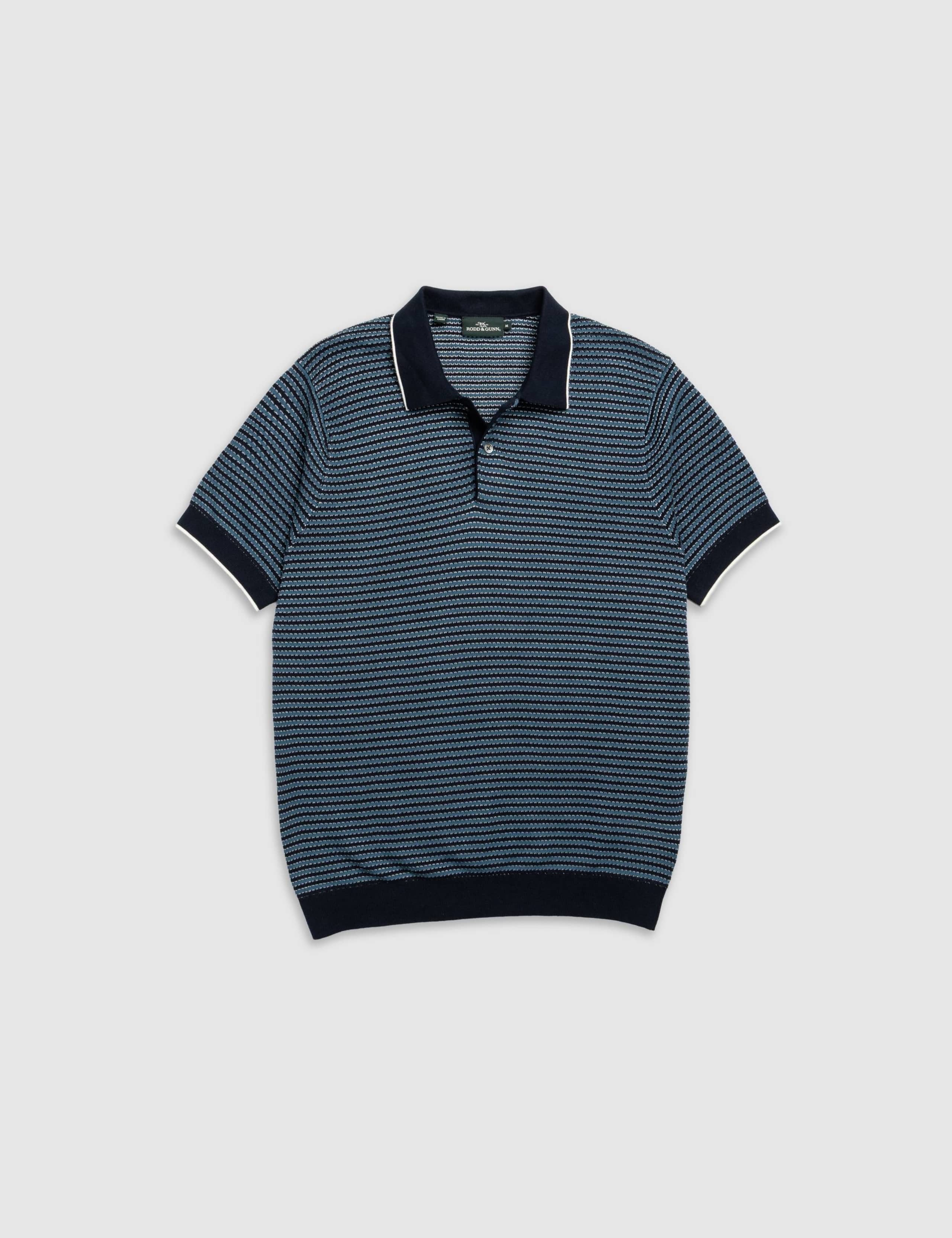 Oyster Island Pure Cotton Knitted Polo Shirt 5 of 6