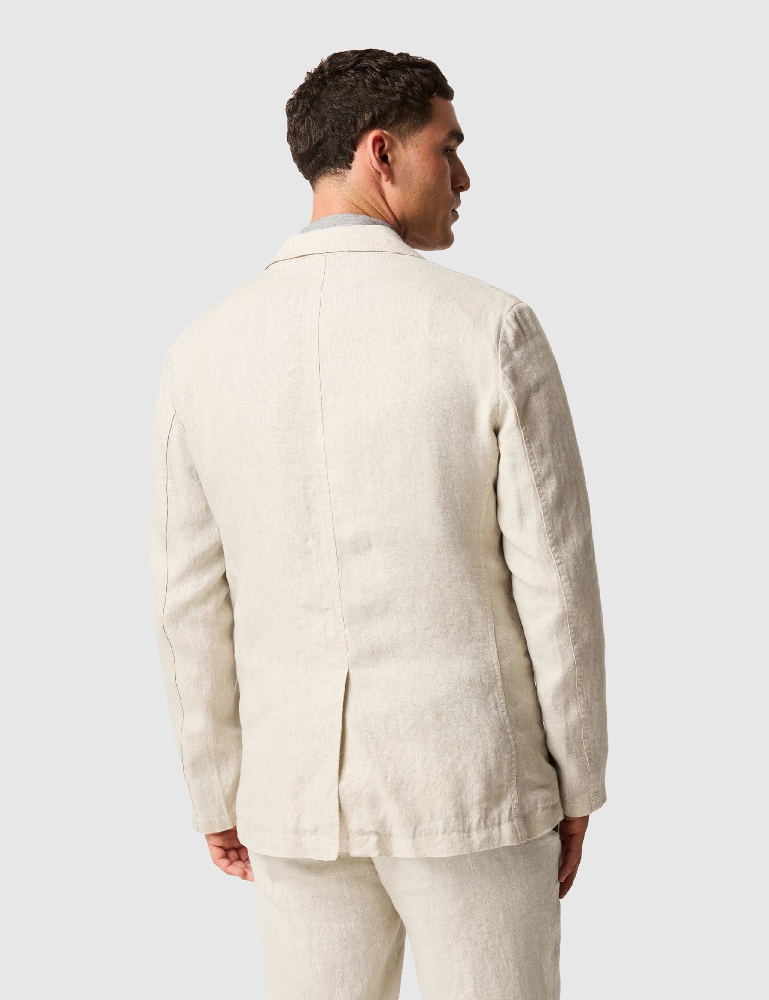 Regular Fit Pure Linen Blazer 6 of 6