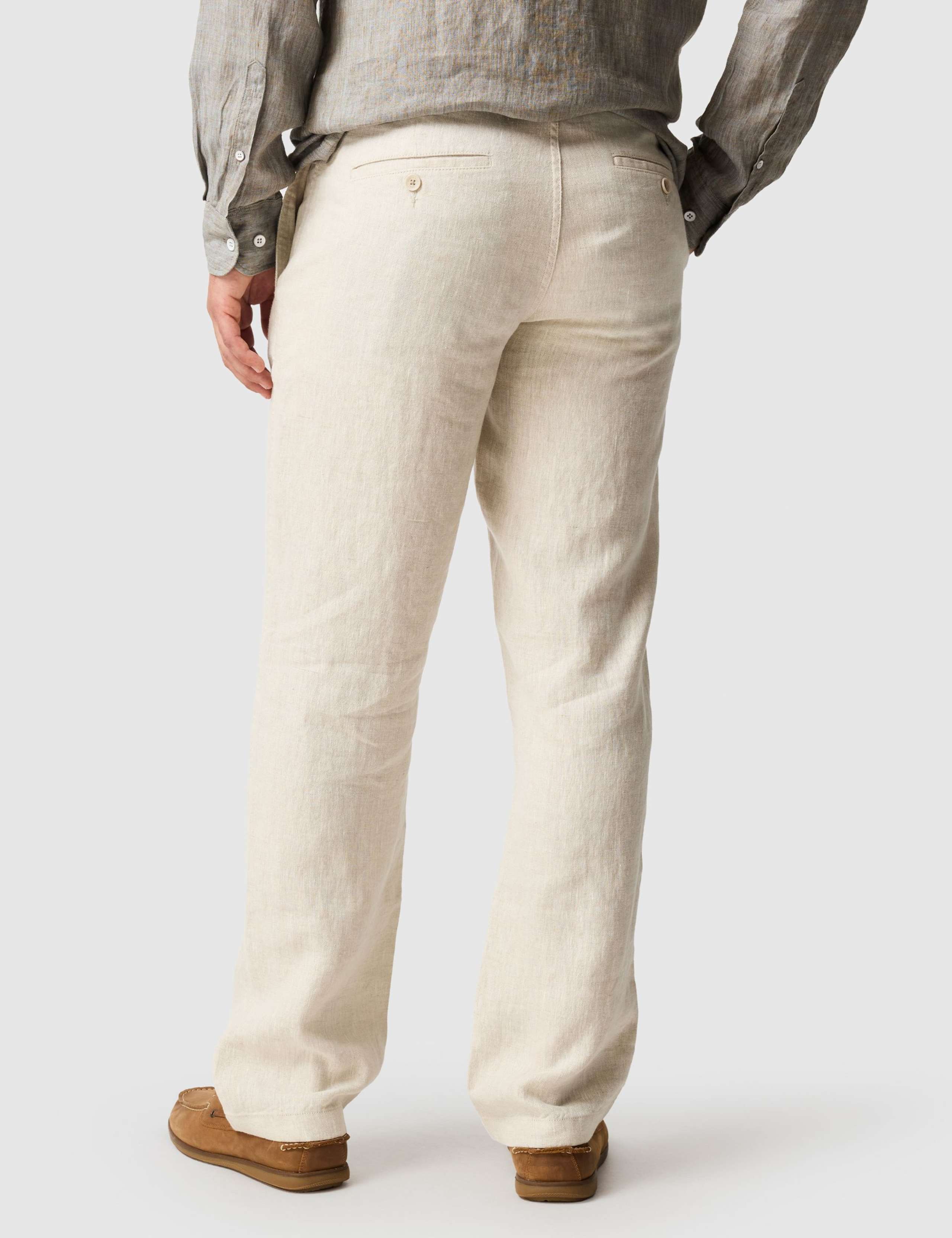 Spencer Bay Regular Fit Pure Linen Trousers 3 of 6