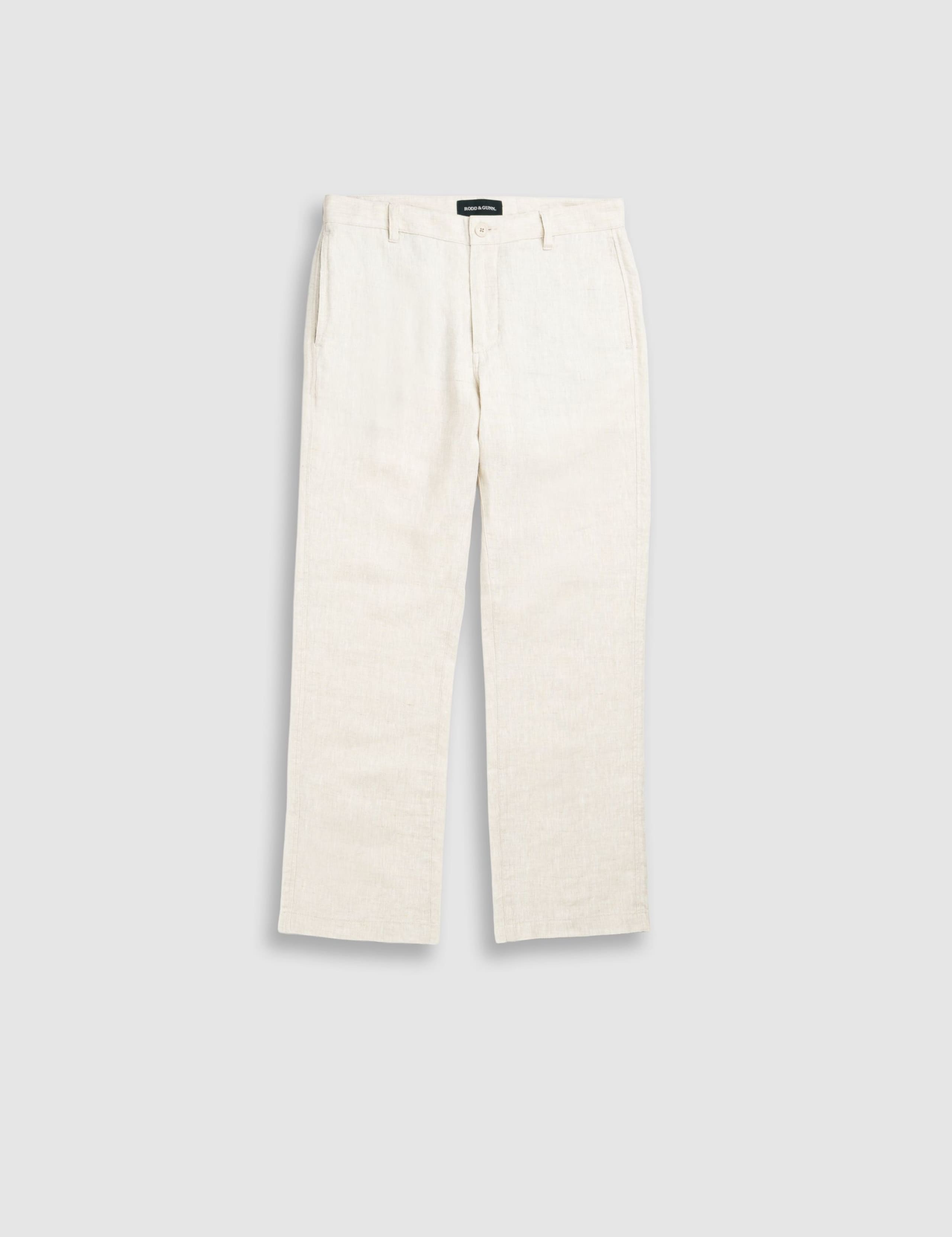 Spencer Bay Regular Fit Pure Linen Trousers 6 of 6