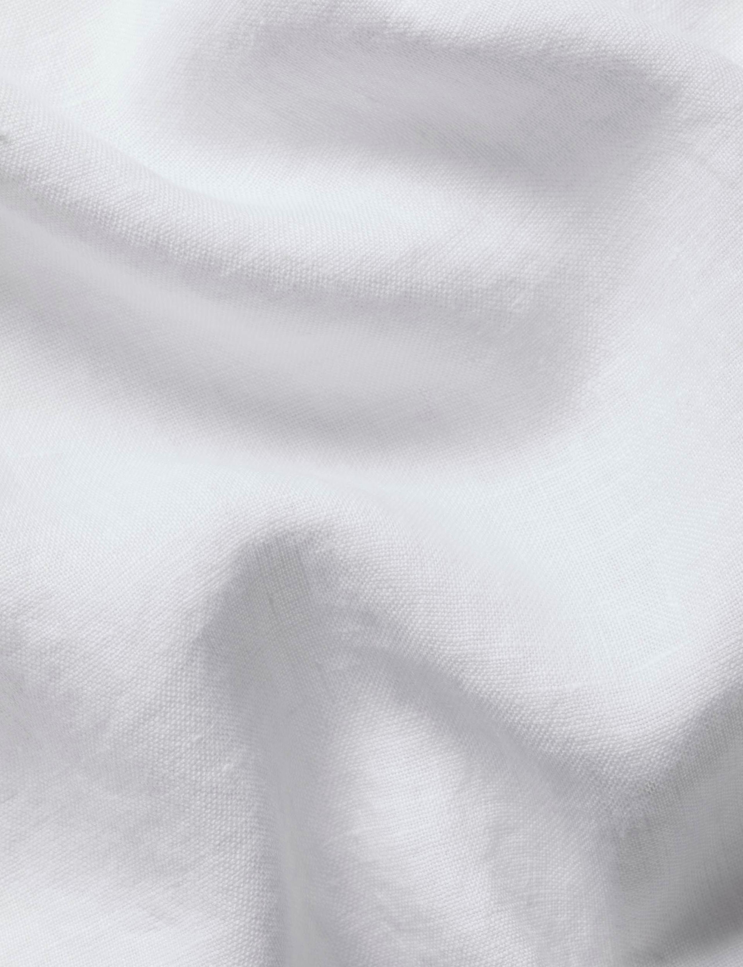 Slim Fit Pure Linen Short Sleeve Shirt 3 of 5