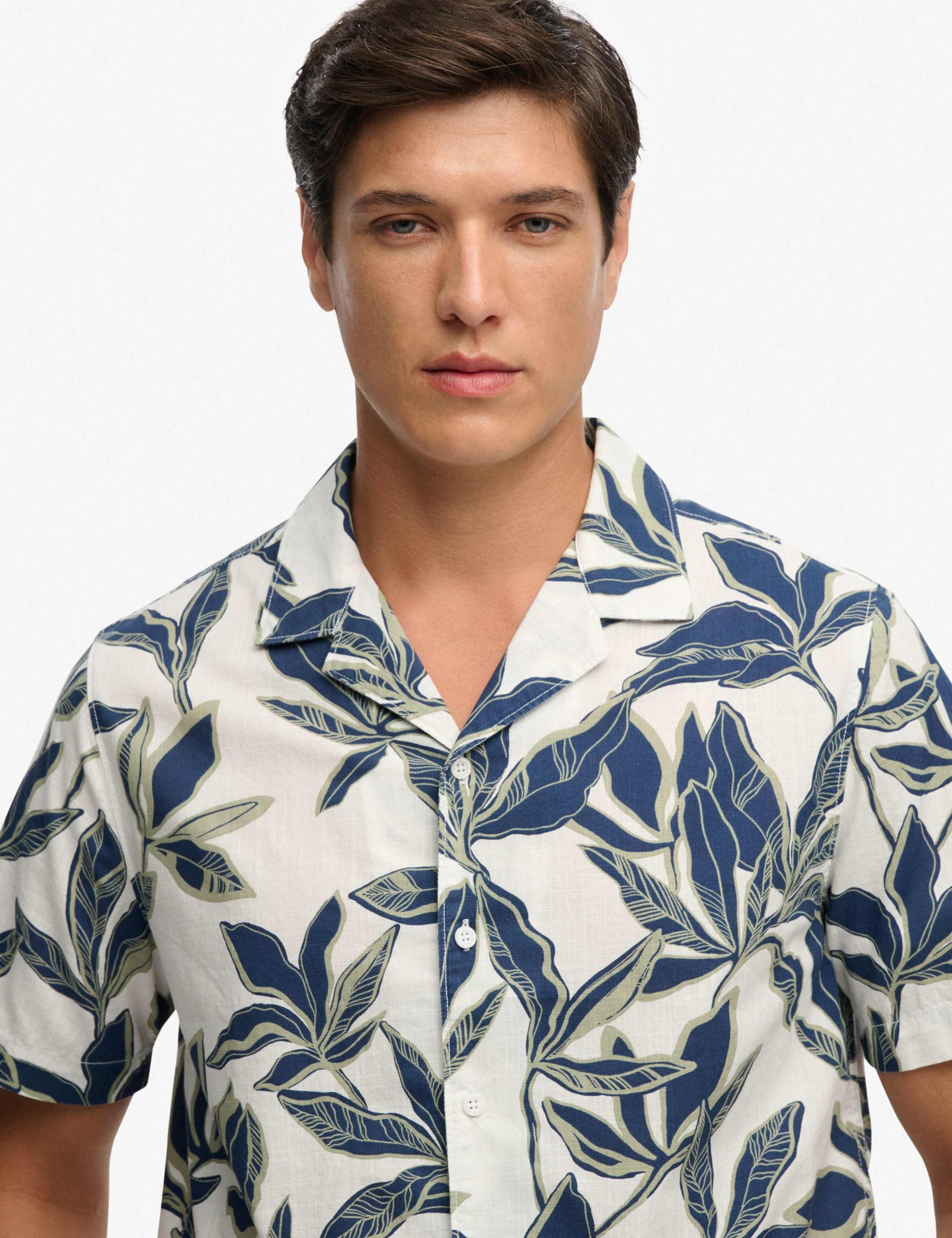 Relaxed Fit Pure Cotton Floral Shirt 3 of 7