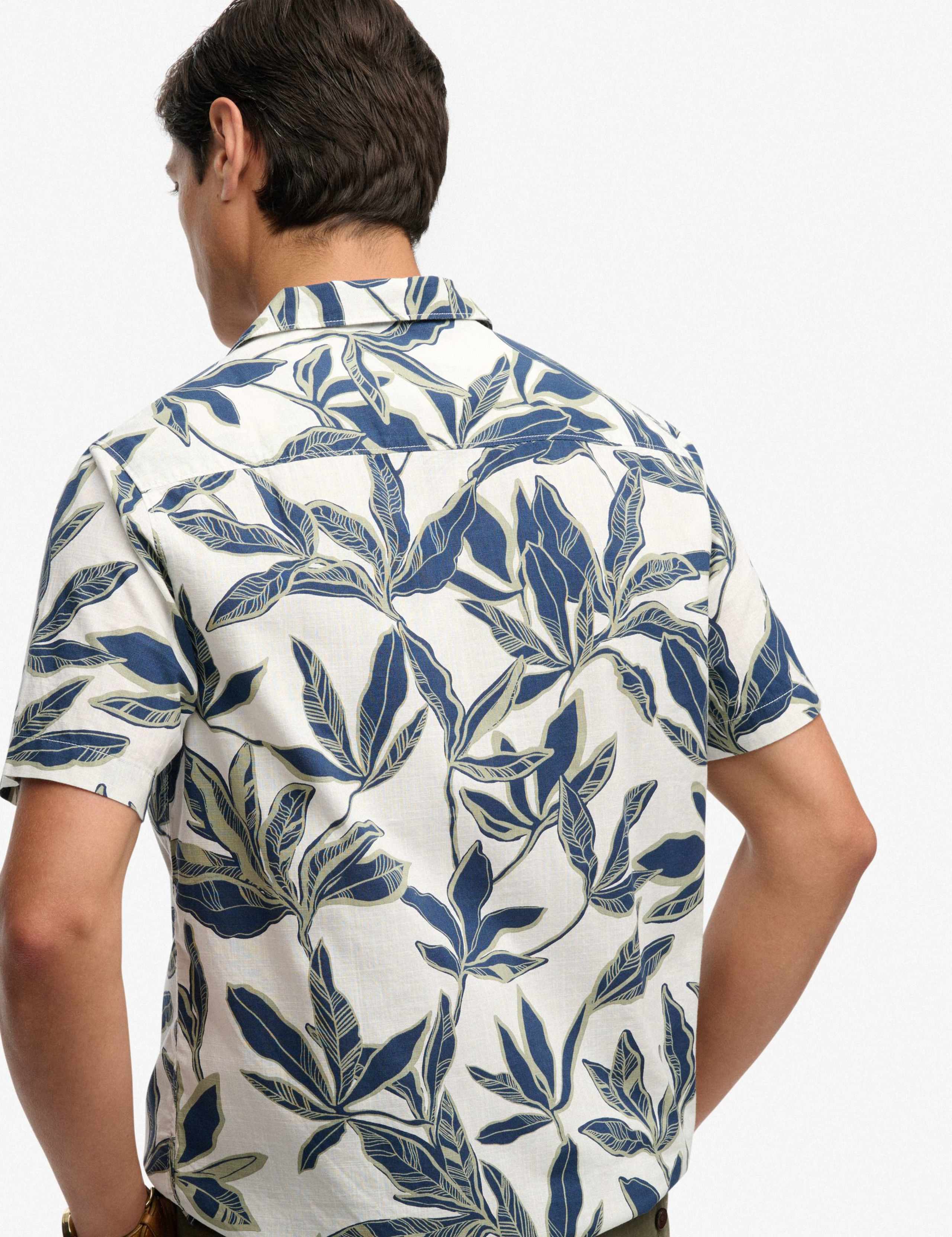 Relaxed Fit Pure Cotton Floral Shirt 5 of 7