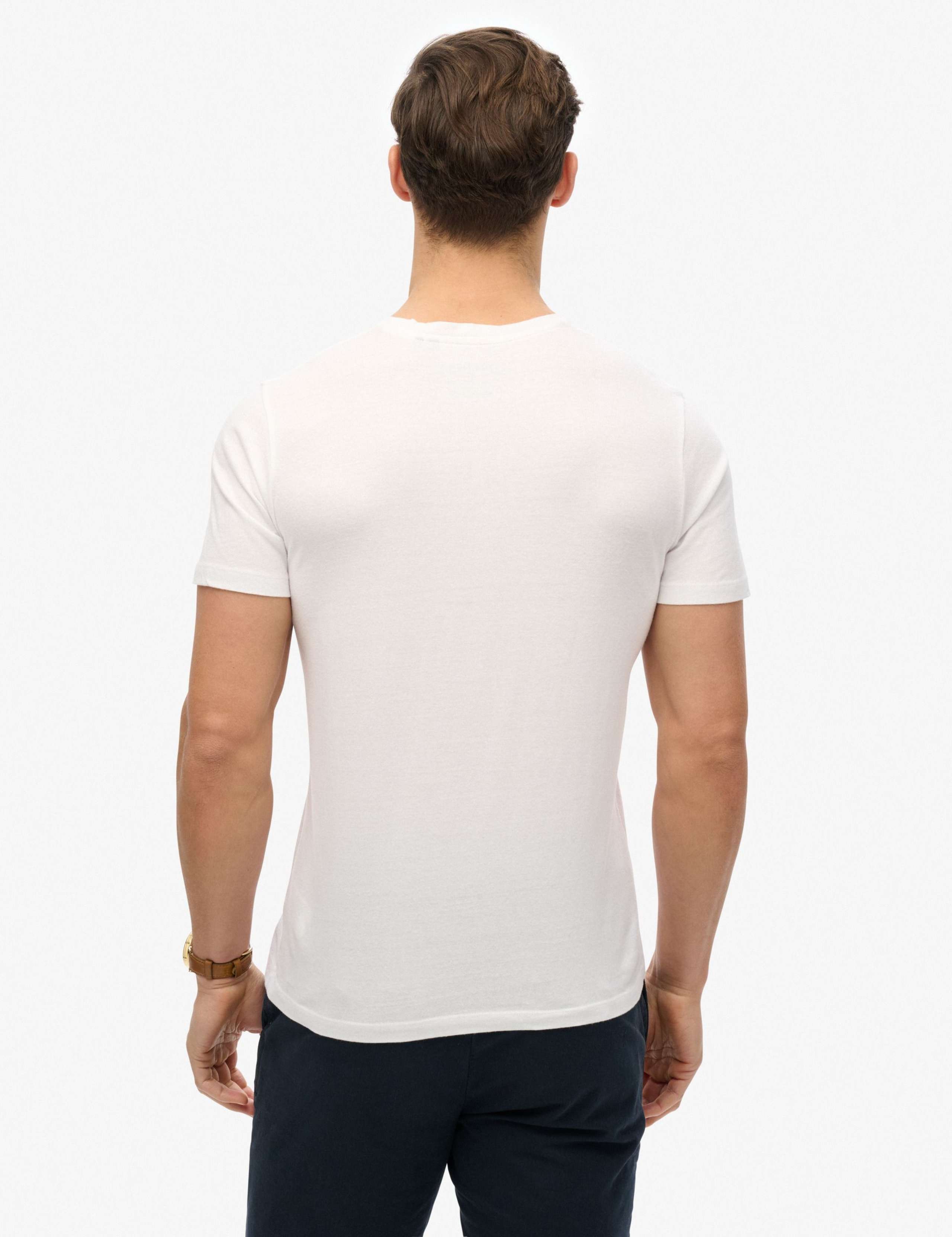 Pure Cotton Crew Neck T-Shirt 3 of 4