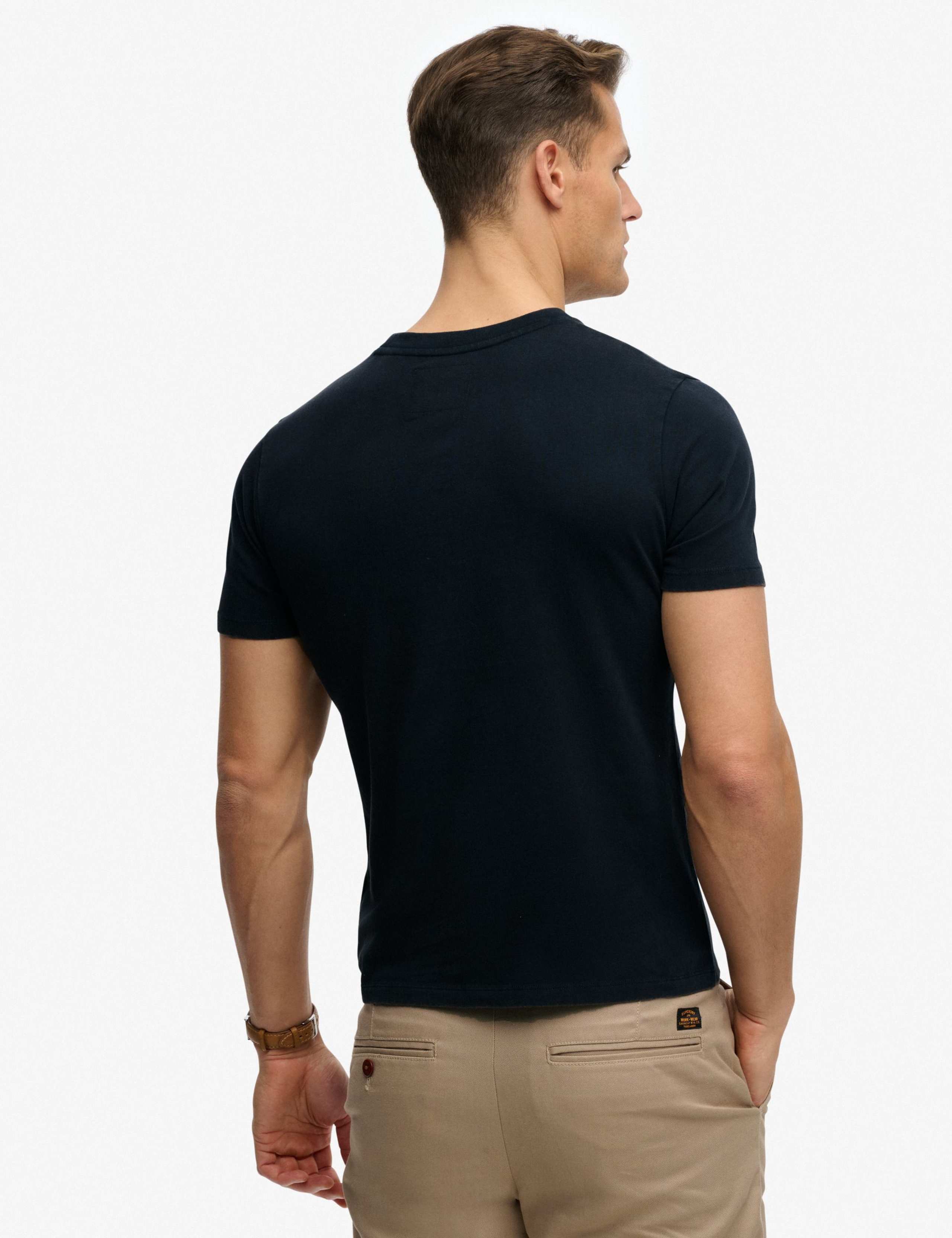 Pure Cotton Crew Neck Logo Graphic T-Shirt 6 of 6