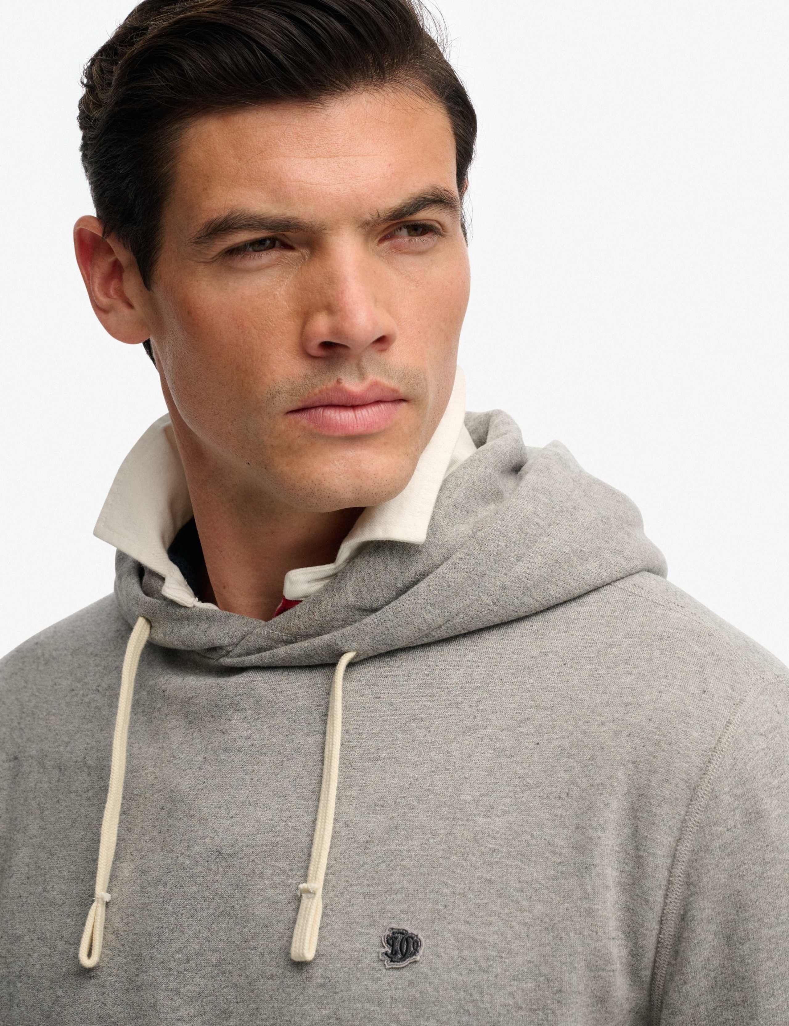 Cotton Rich Embroidered Logo Hoodie 3 of 6