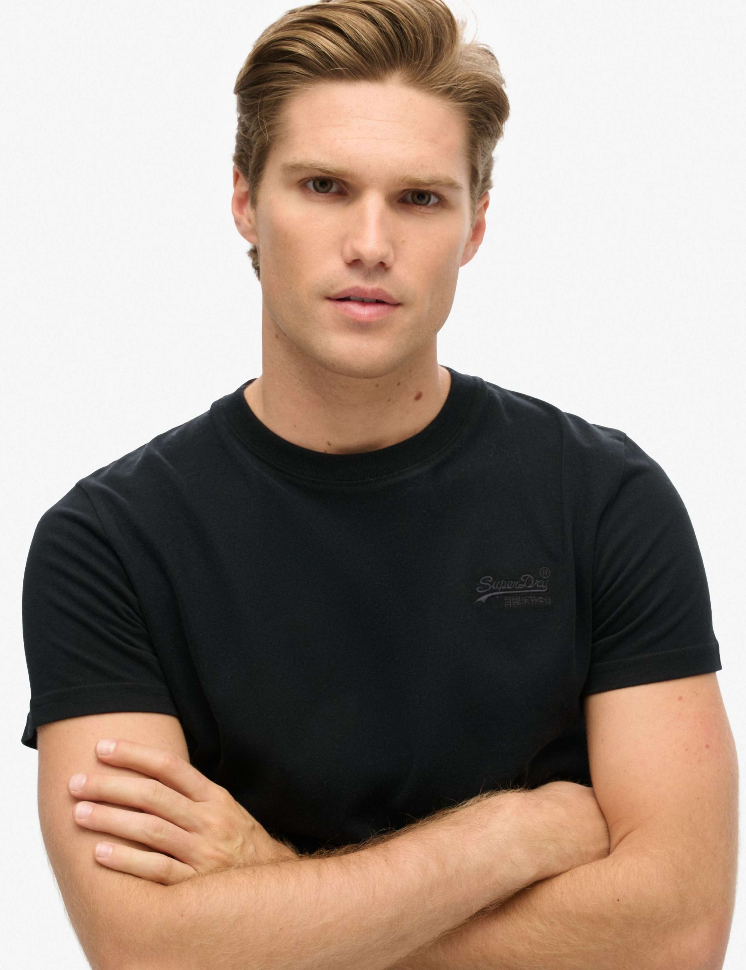 Pure Cotton Embroidered Logo T-Shirt 3 of 7