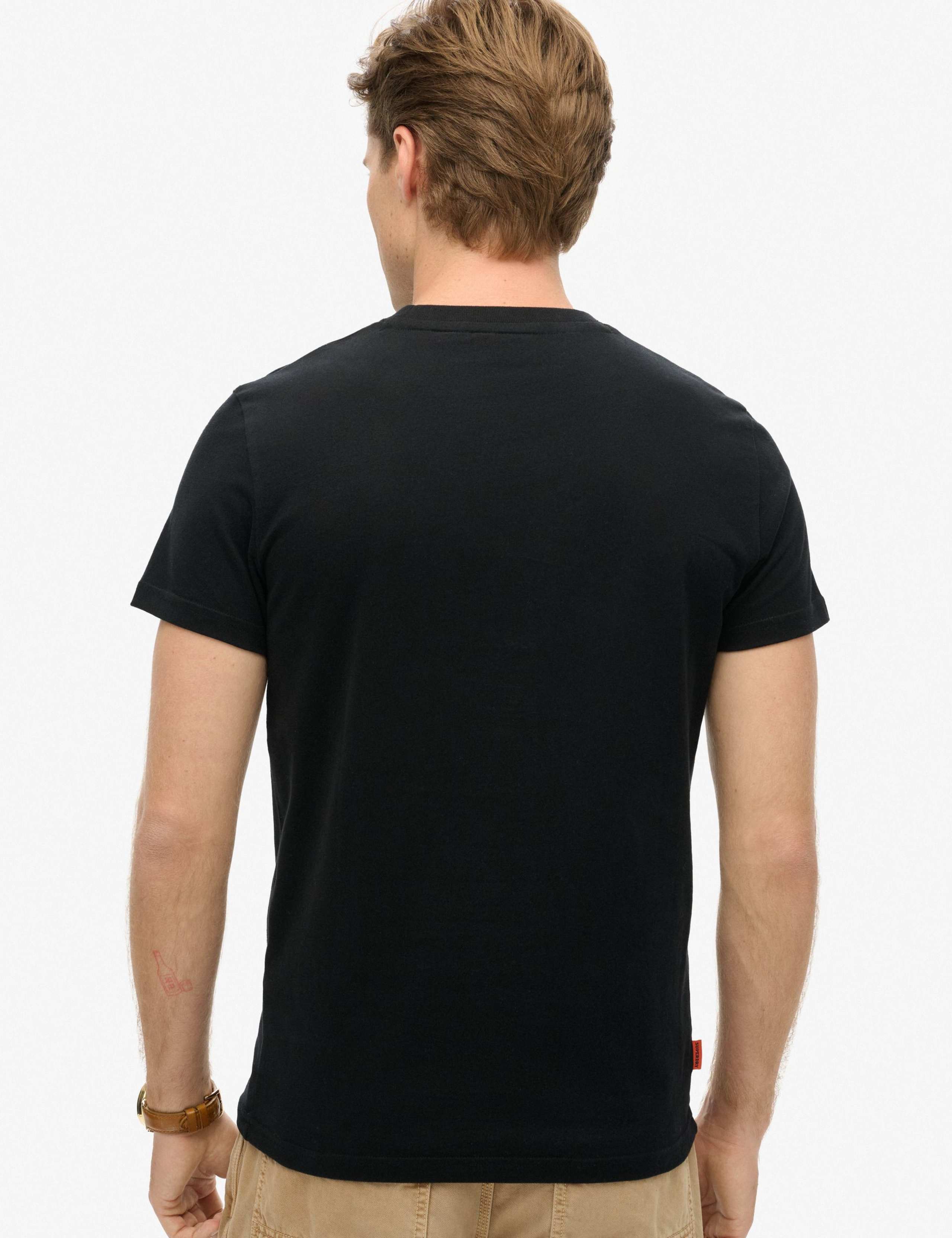 Pure Cotton Embroidered Logo T-Shirt 4 of 7