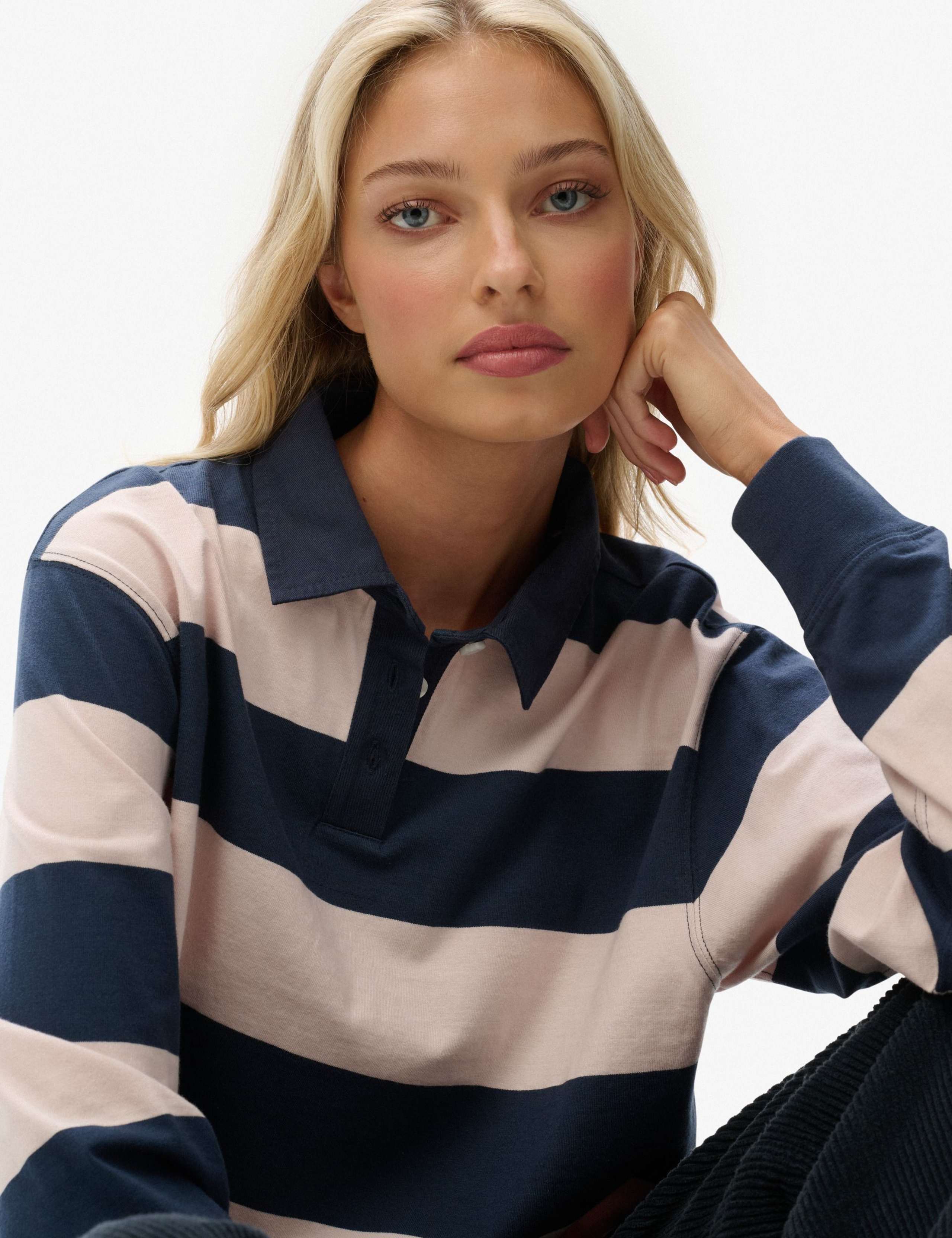 Pure Cotton Striped Rugby Top 4 of 6