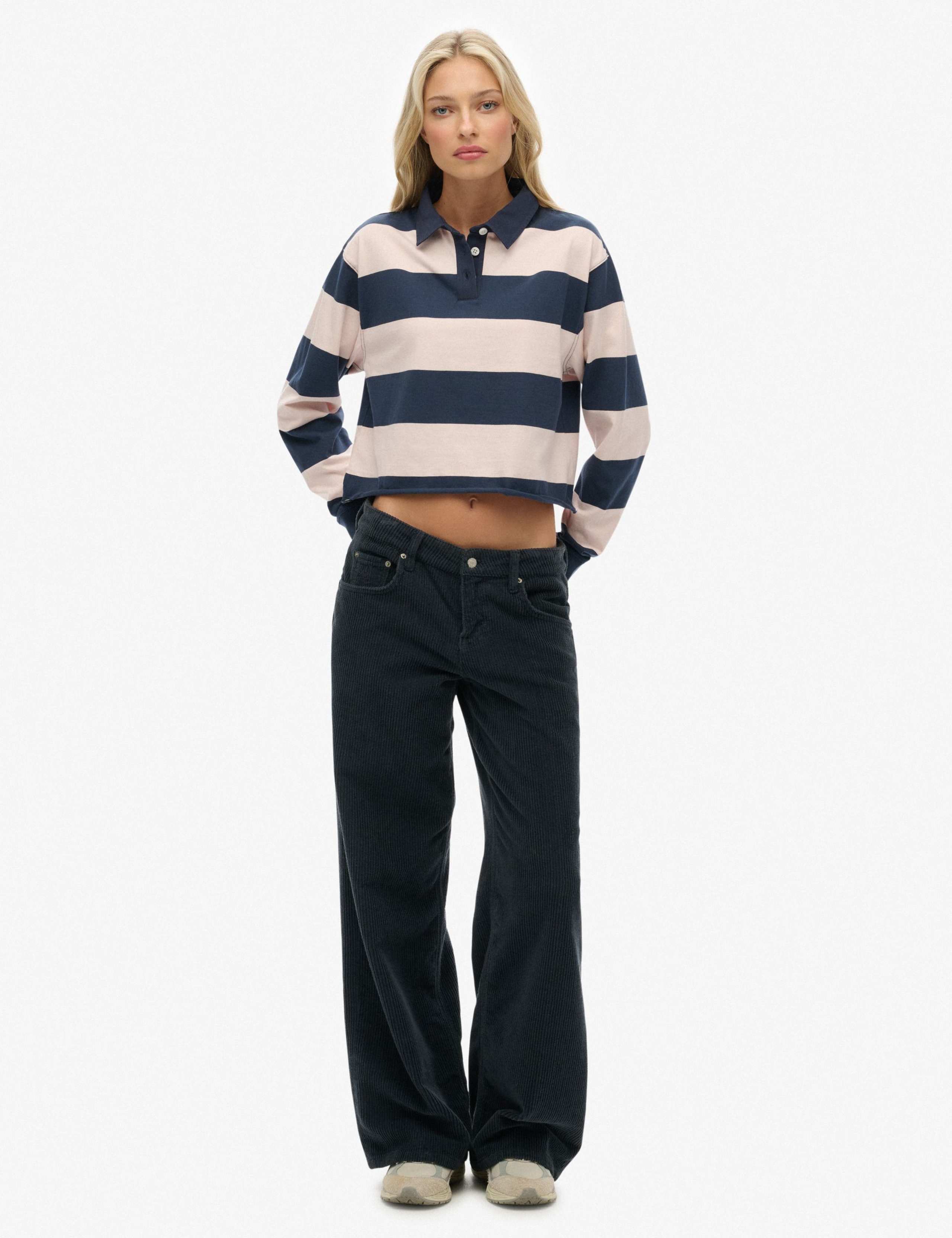 Pure Cotton Striped Rugby Top 6 of 6