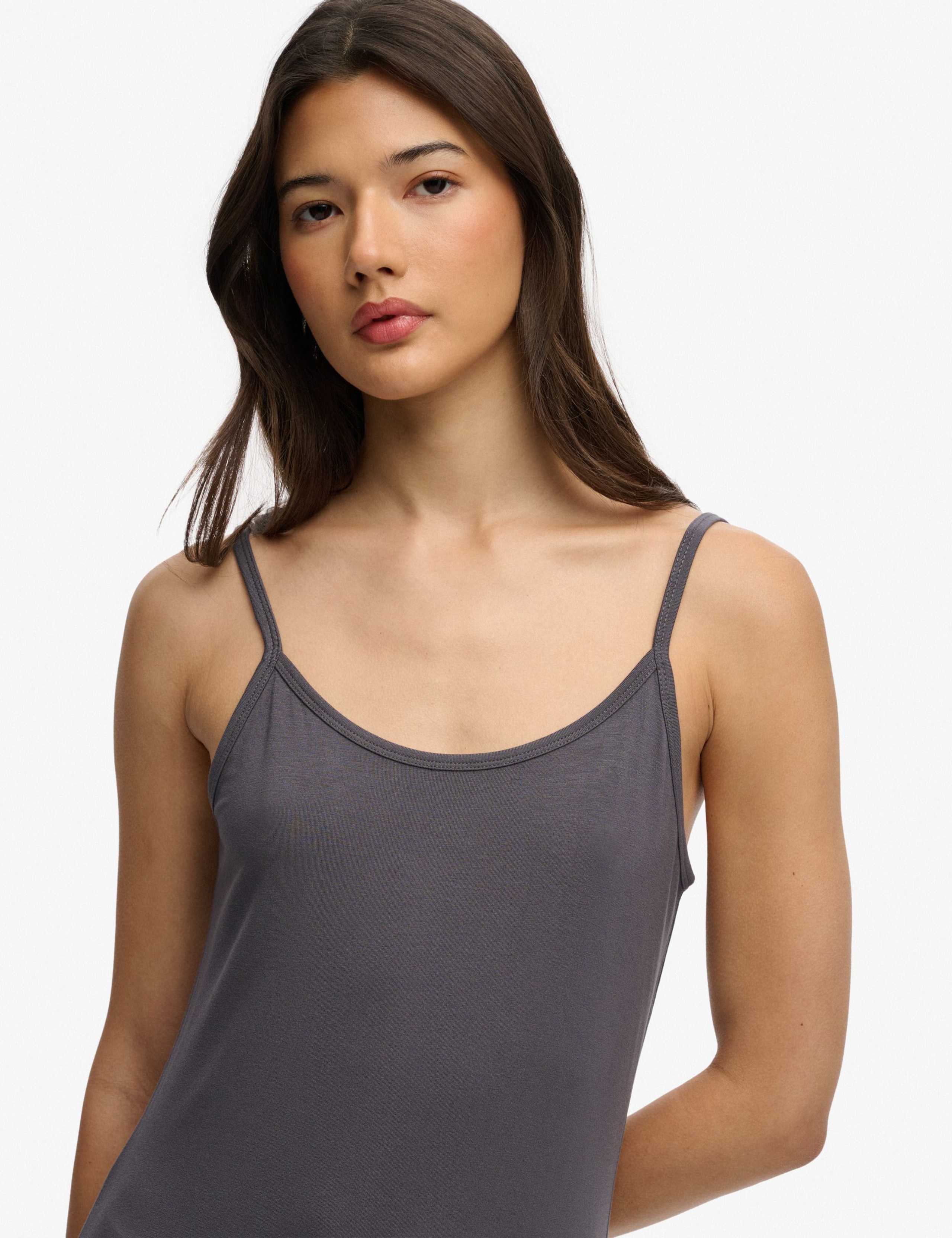 Jersey Scoop Neck Maxi Slip Dress 3 of 5