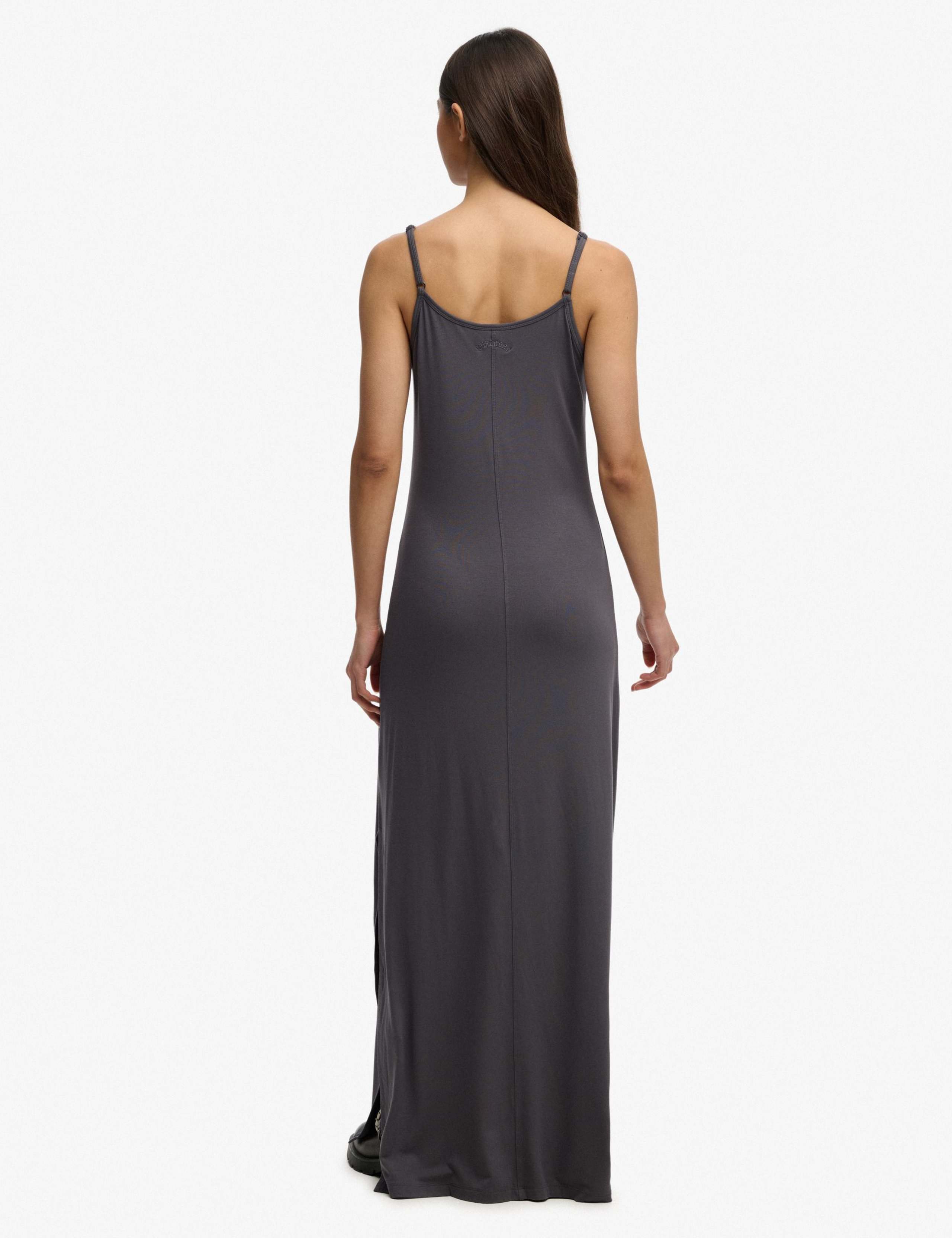 Jersey Scoop Neck Maxi Slip Dress 5 of 5