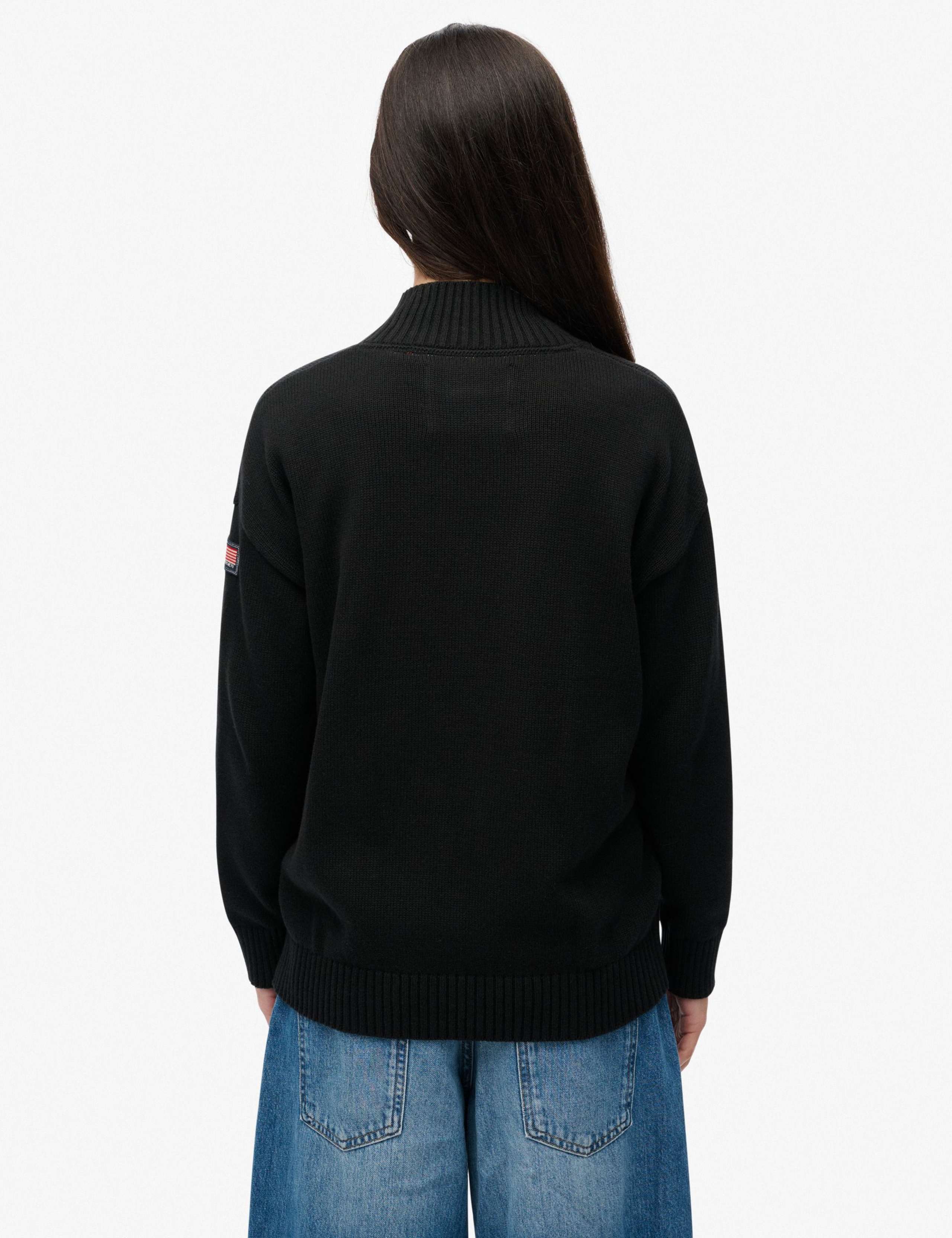 Pure Cotton Half Zip Sweatshirt 5 of 6