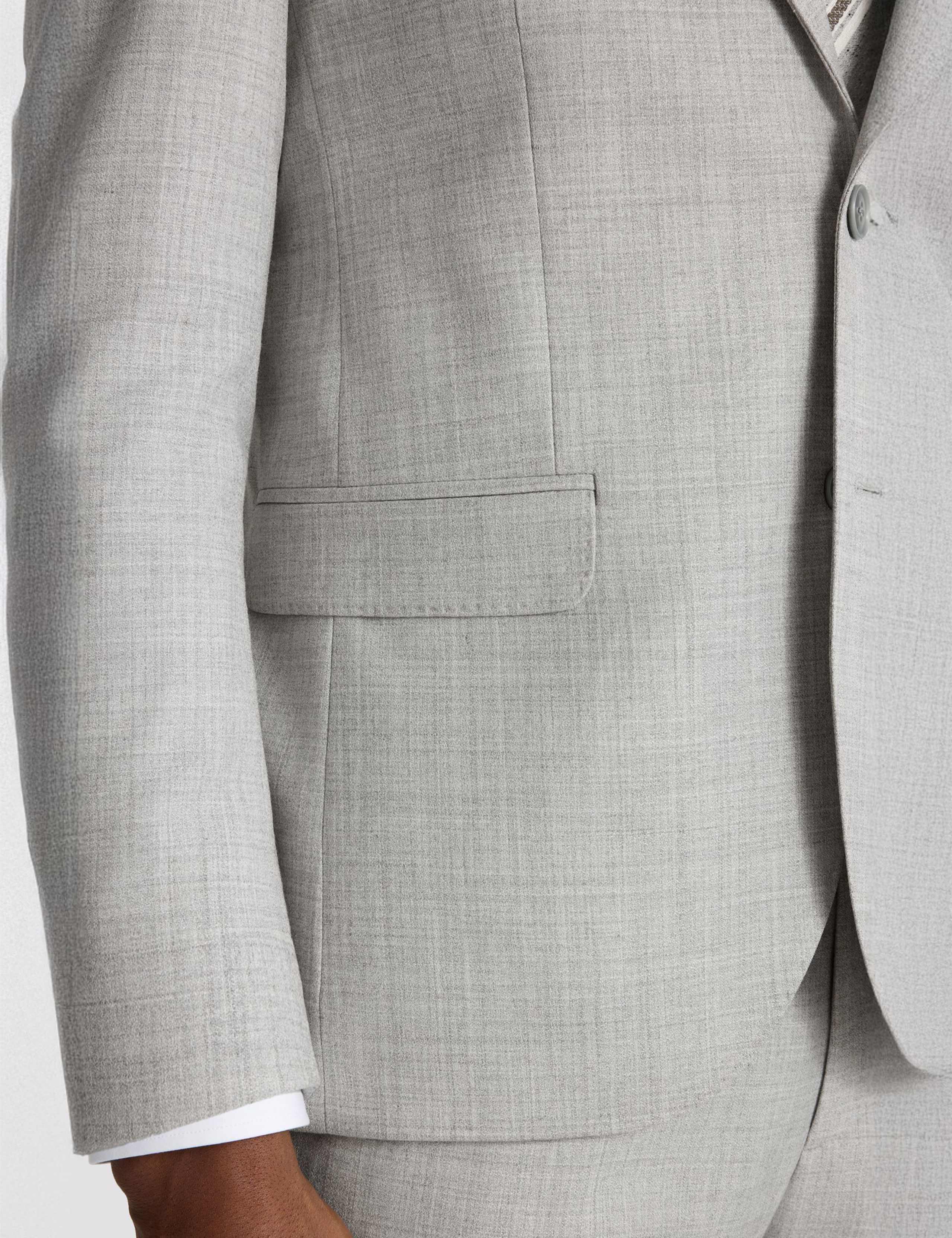 Slim Fit Wool Blend Marl Suit Jacket 6 of 6